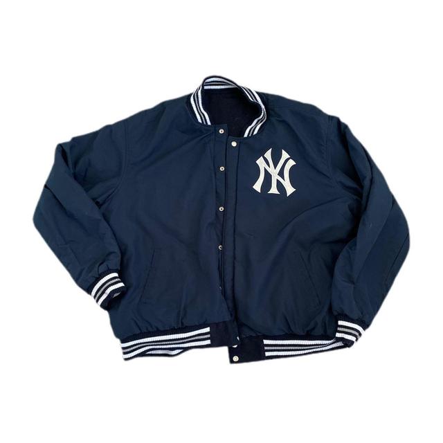 Nike New York Yankees track jacket in navy. - Depop