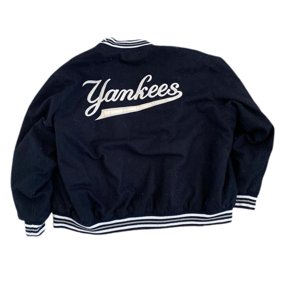 Vintage MLB New York Yankees Pullover Embroidered - Depop