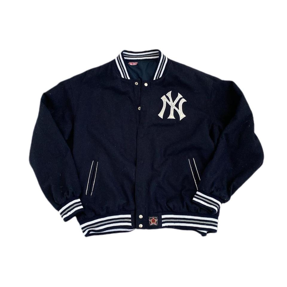 Nike New York Yankees track jacket in navy. - Depop