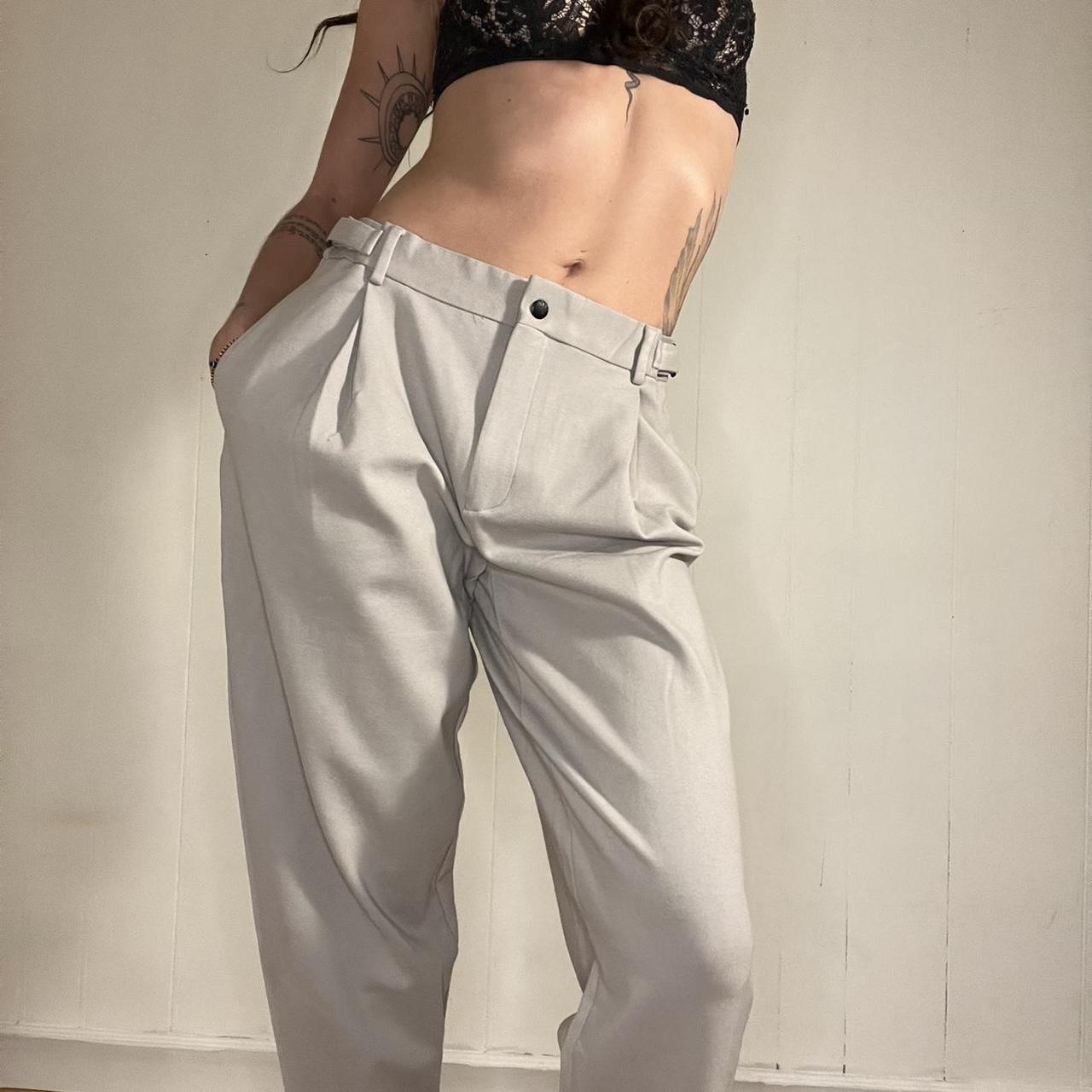 ASOS Light Grey Mens Trousers ♡ PreLoved... Depop