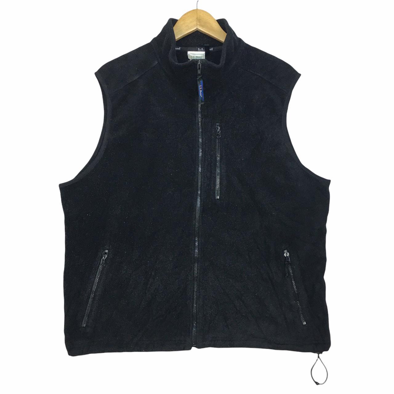 Vtg L.L BEAN Freeport Maine Zip Up Fleece Vest... Depop
