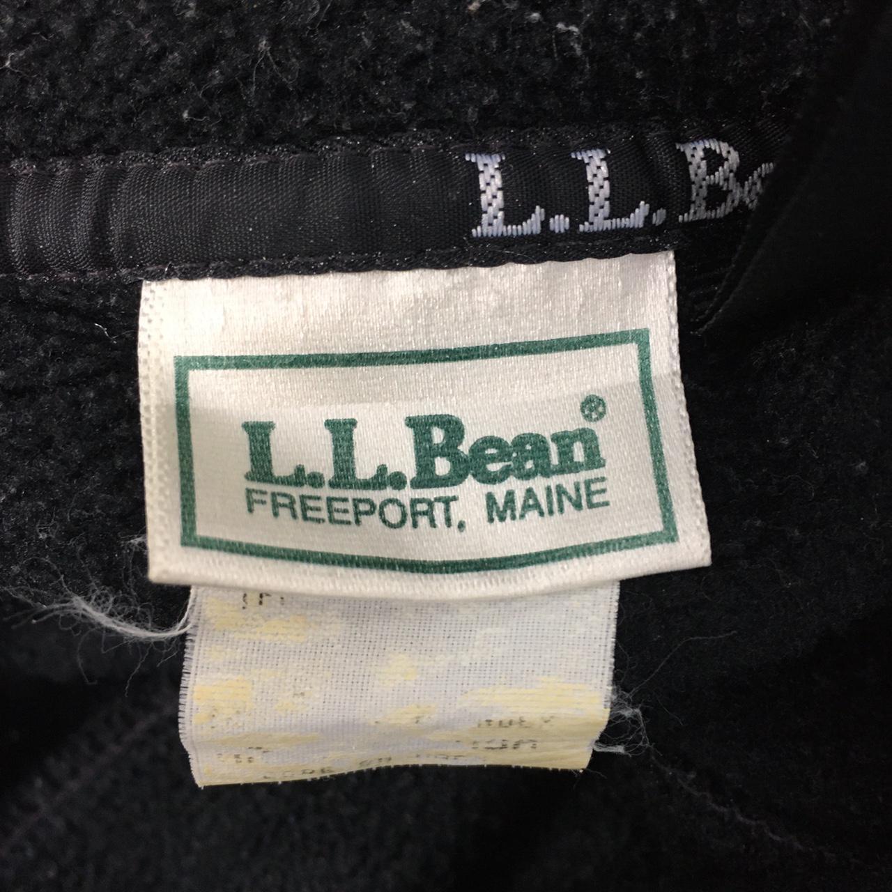 Vtg L.L BEAN Freeport Maine Zip Up Fleece Vest... Depop