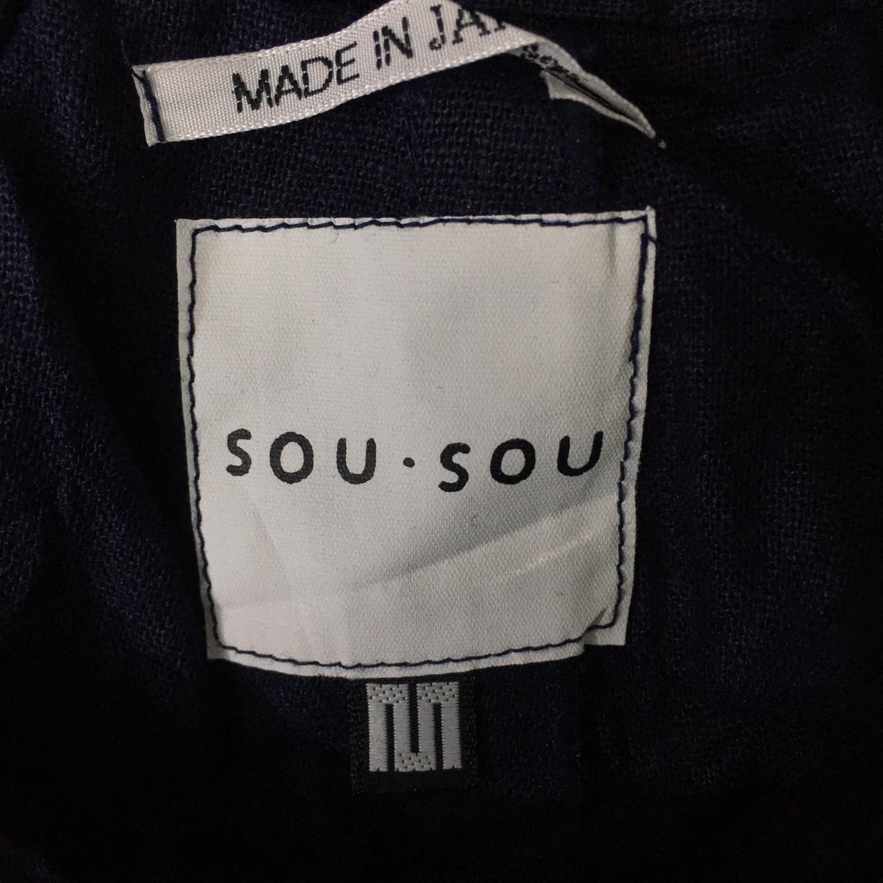 Vtg SOU SOU Made outlet In JAPAN Pure Indigo Wool Pant Trouser Slack Denim Jeans