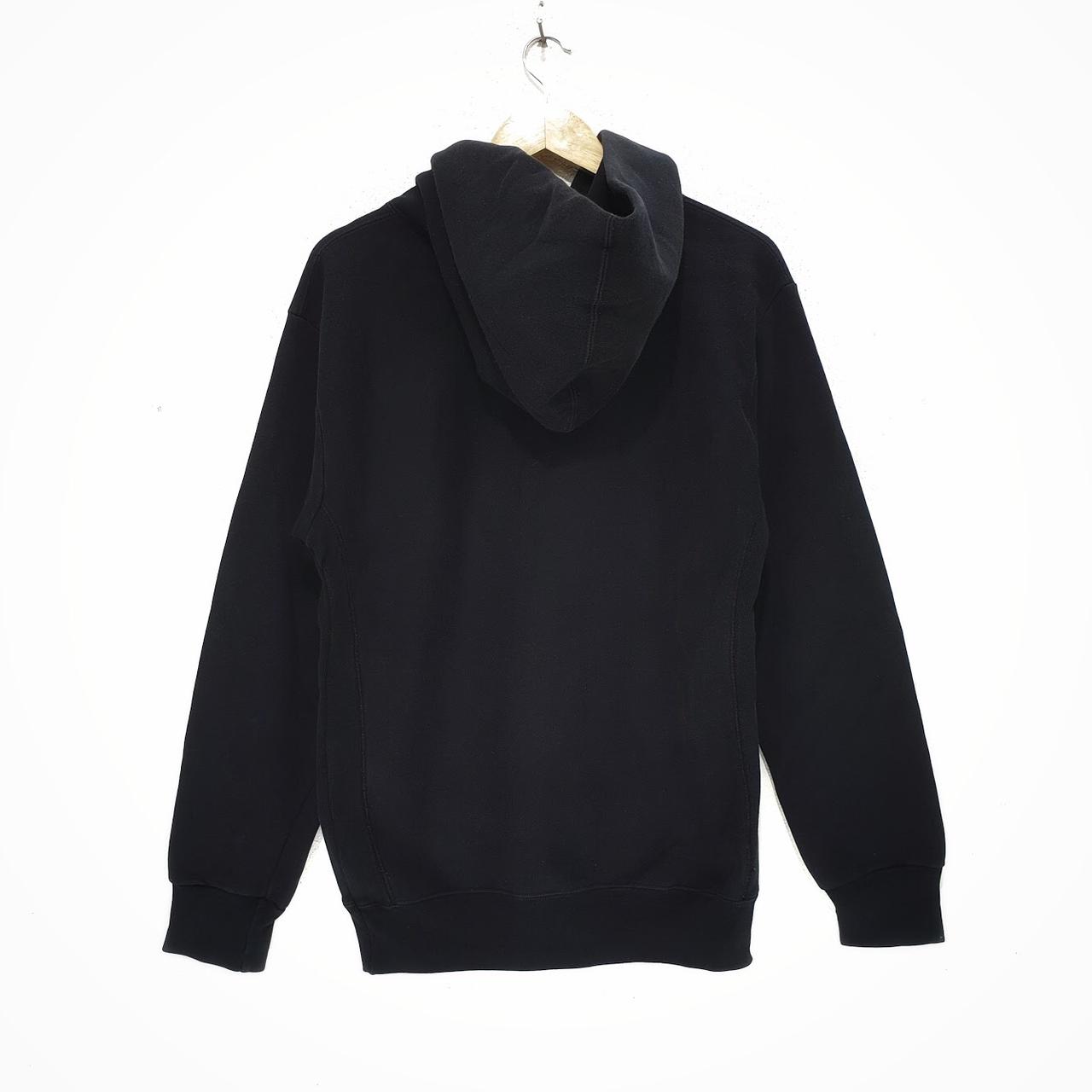 SUPREME SCRIPT LOGO Black Hoodie Sweatshirt New York... - Depop