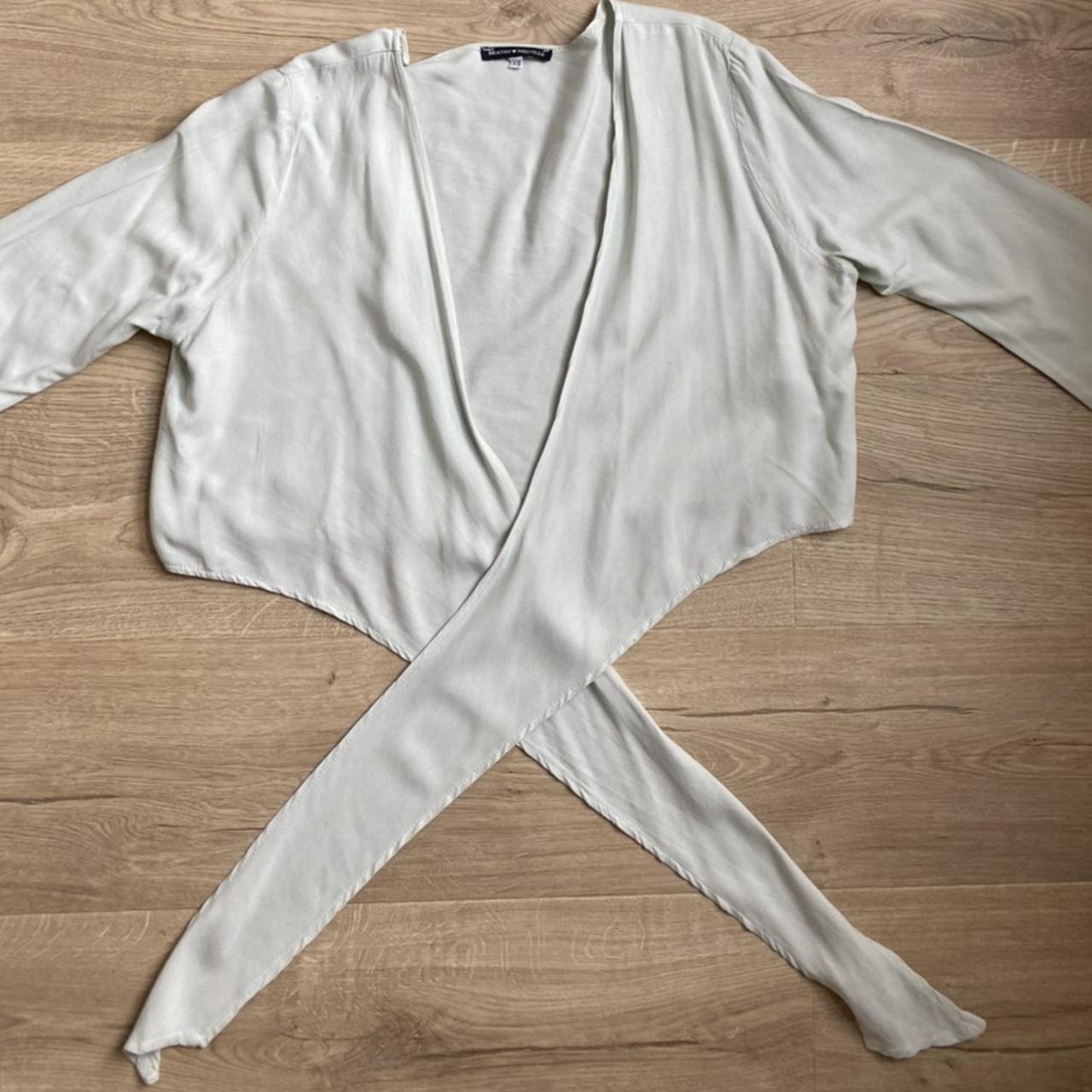 Brandy Melville Women's Green Shirt Depop