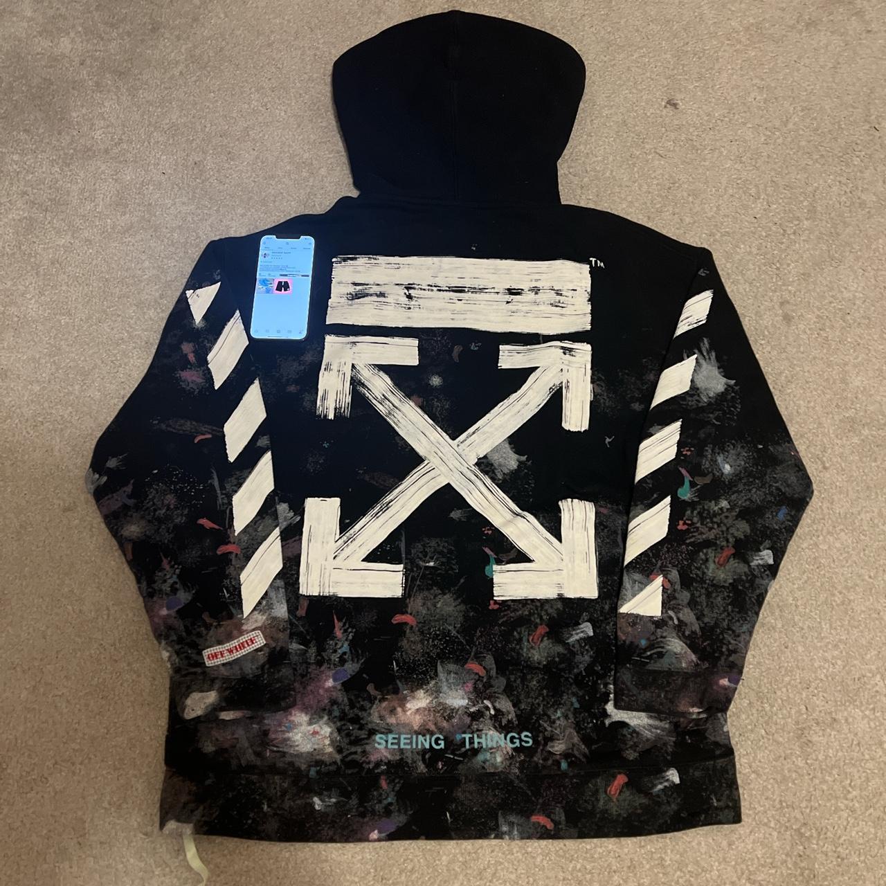 OFF WHITE GALAXY HOODIE VERY RARE SIZE MEDIUM. Depop