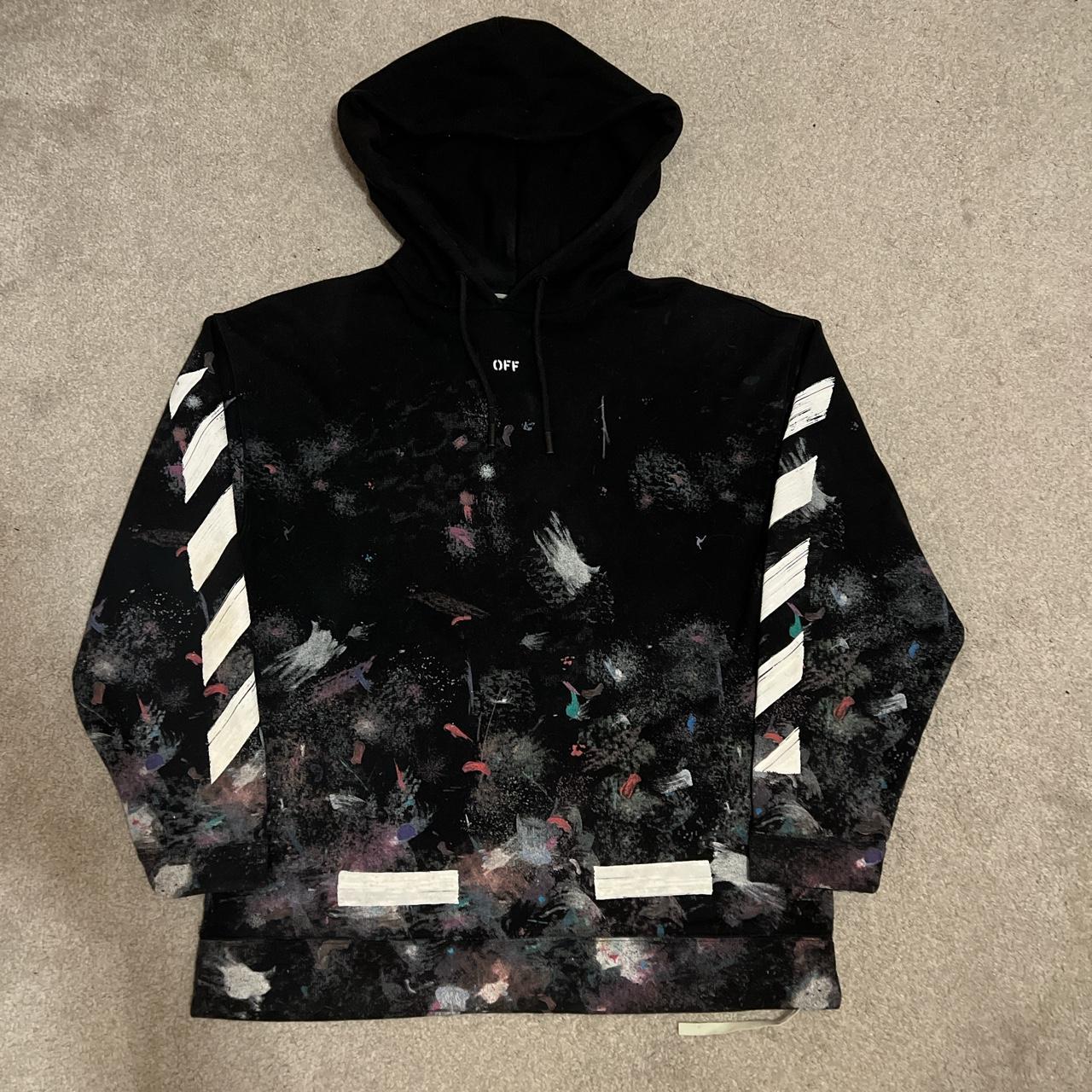 OFF WHITE GALAXY HOODIE VERY RARE SIZE MEDIUM. Depop