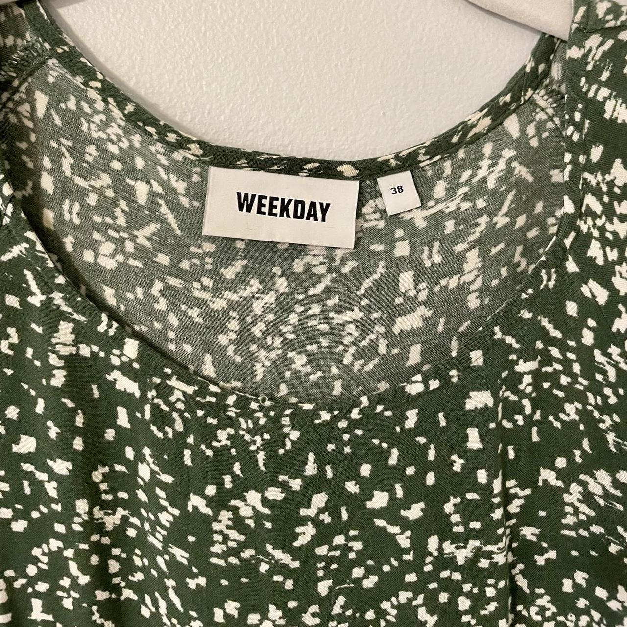 Weekday Women's Green and White Dress (3)
