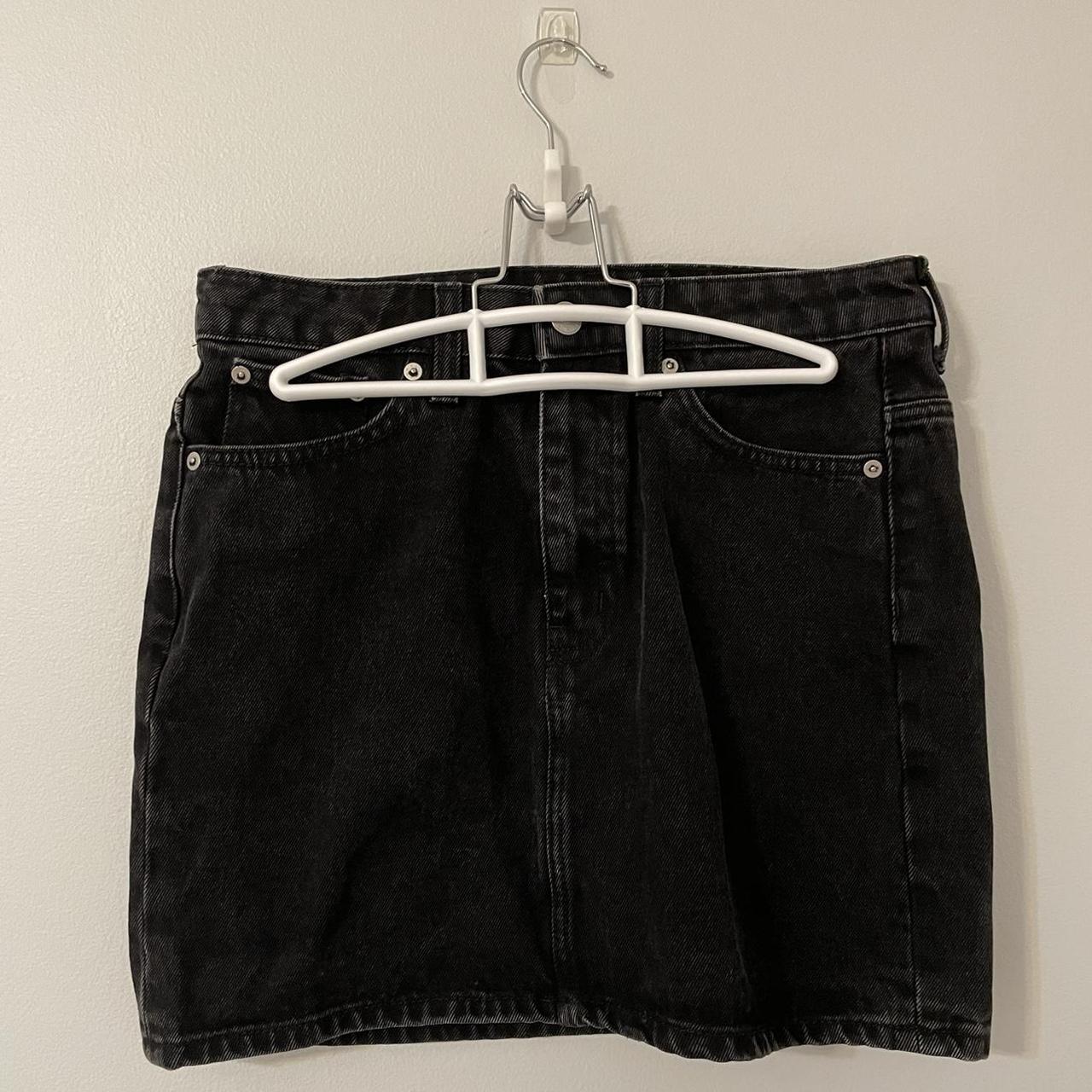 Product Image 4 - Weekday black denim skirt. only