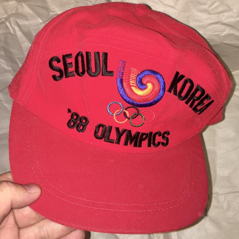 Vintage Seoul Korea 1988 Olympics snapback hat. - Depop