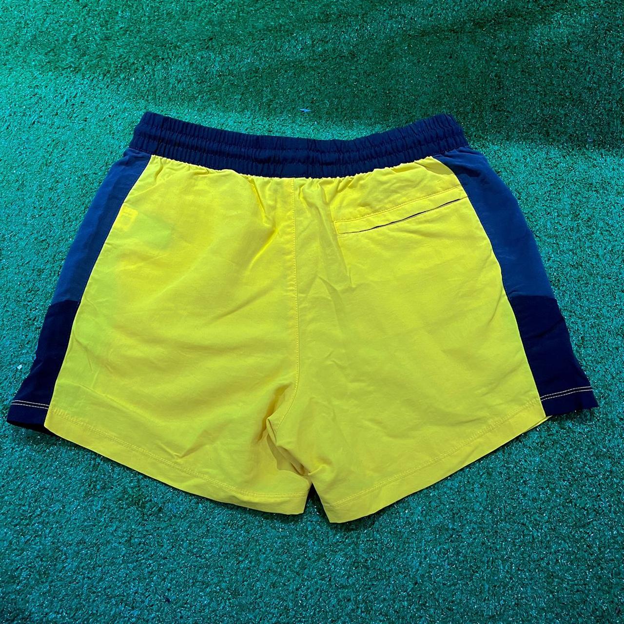 The North Face Men's Yellow Shorts | Depop