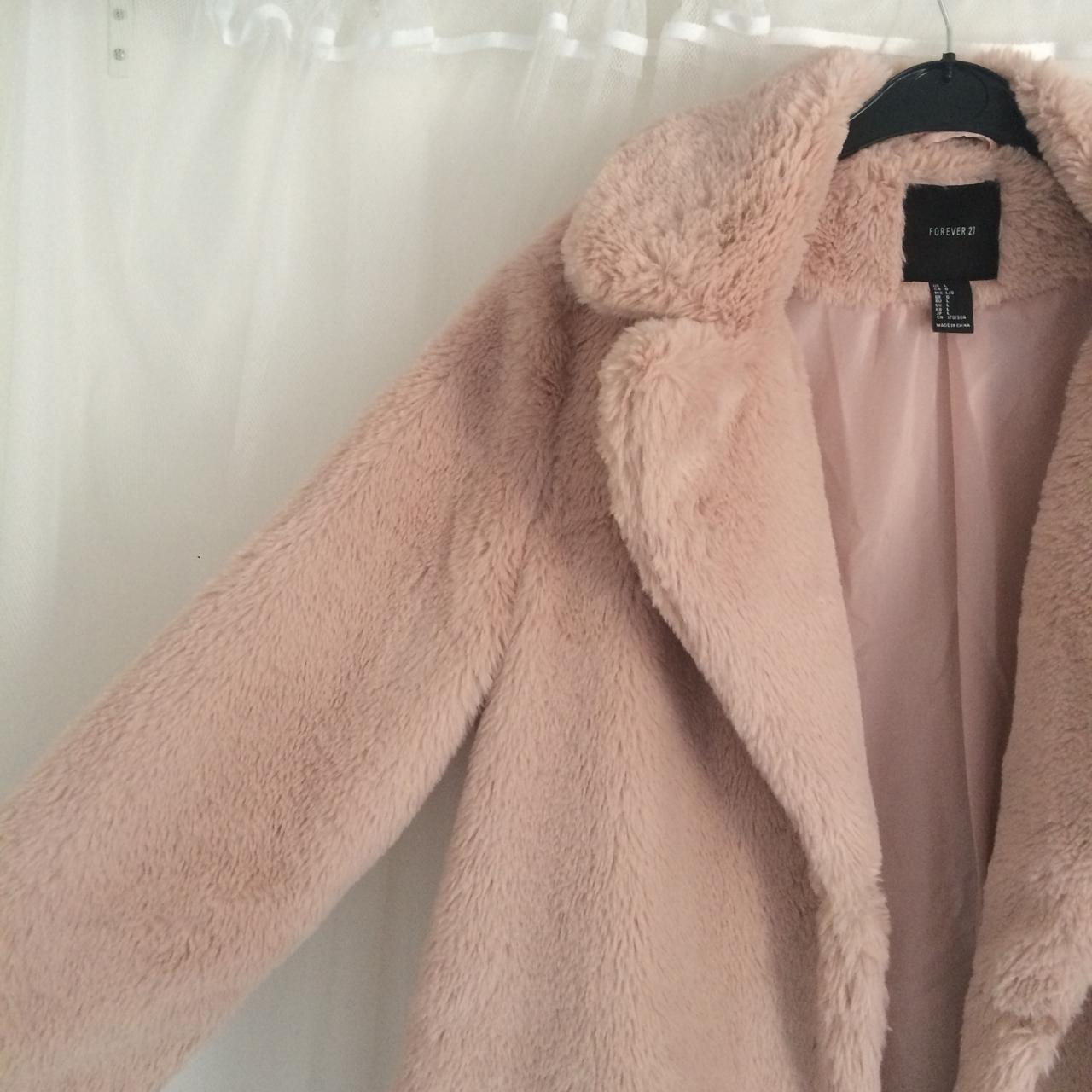 hot pink fur coat forever 21