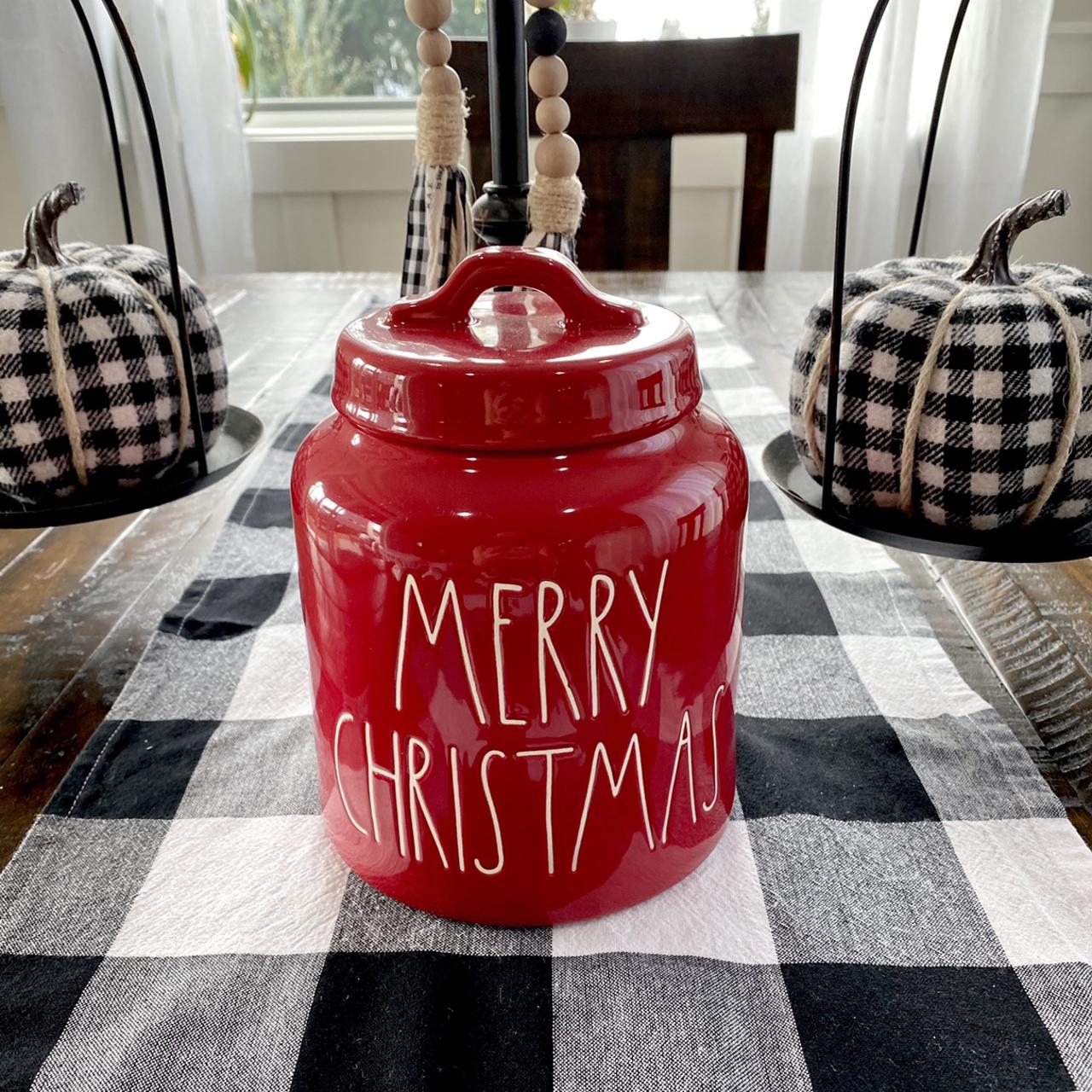 Rae popular Dunn Christmas canisters