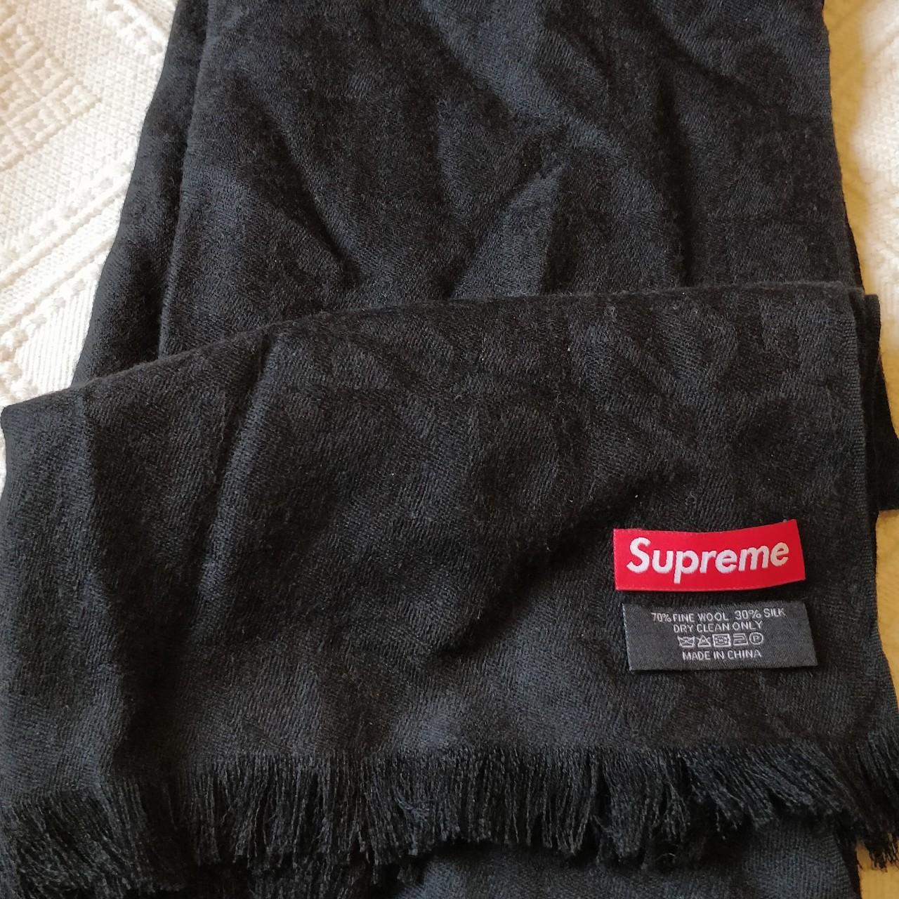 Supreme Scarf Fuck wool Black DS FW17, Limited