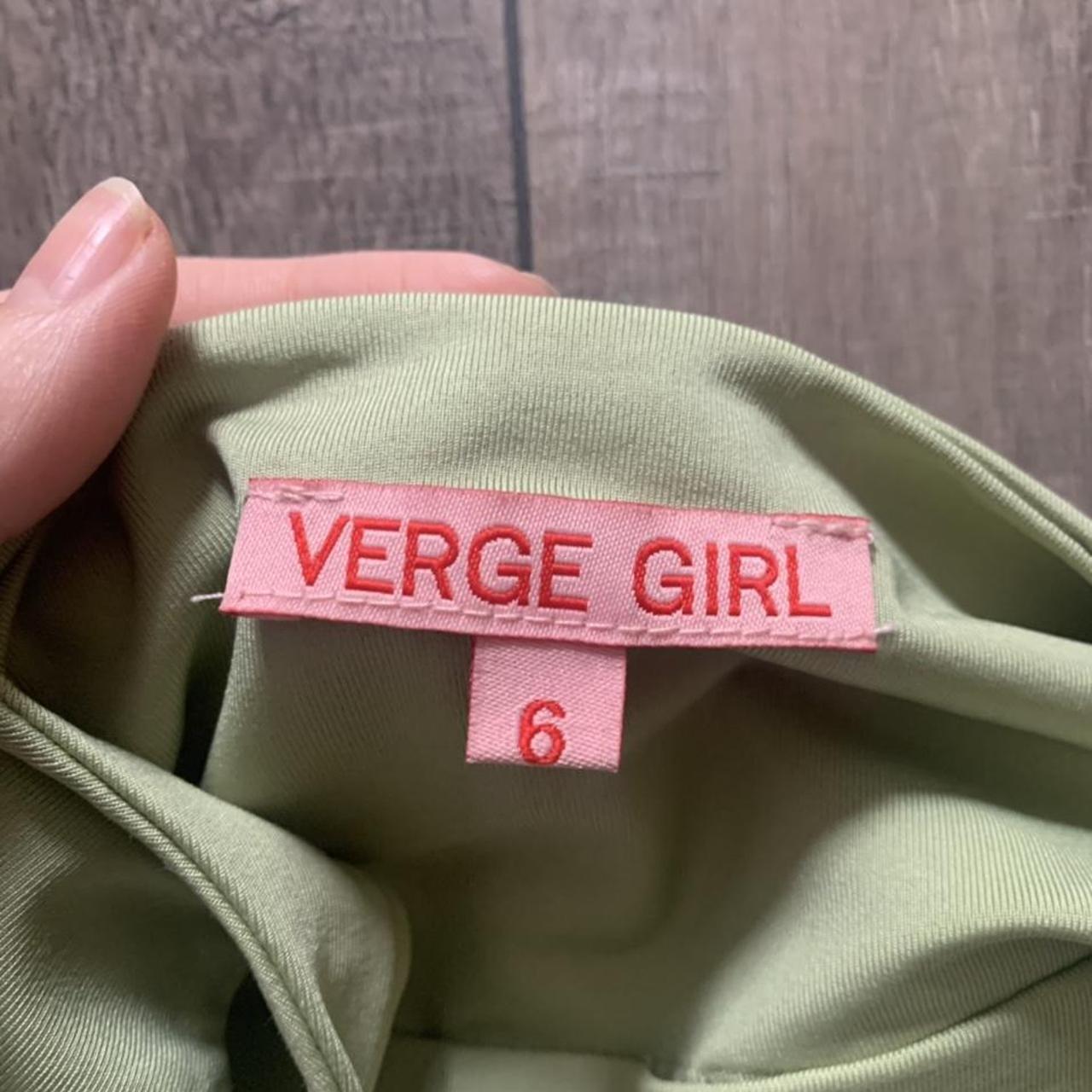 Verge Girl rough rider top in sage green 💚 Only worn... Depop