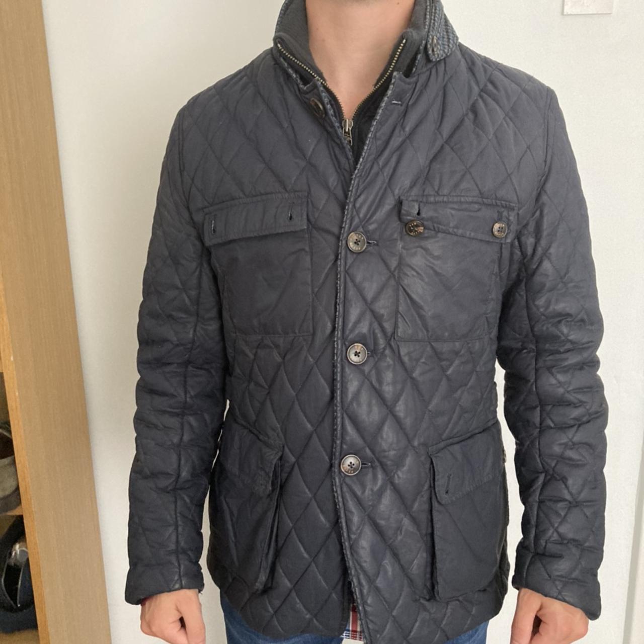 green barbour coat mens