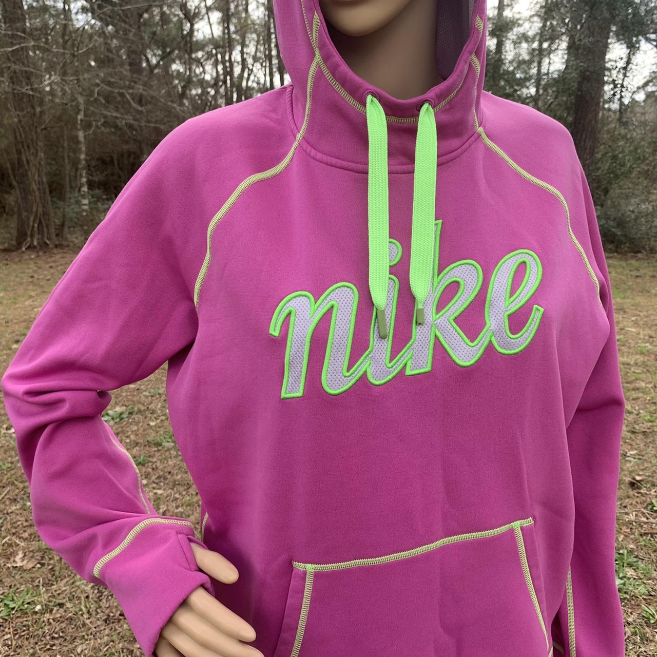 nike therma fit hoodie pink