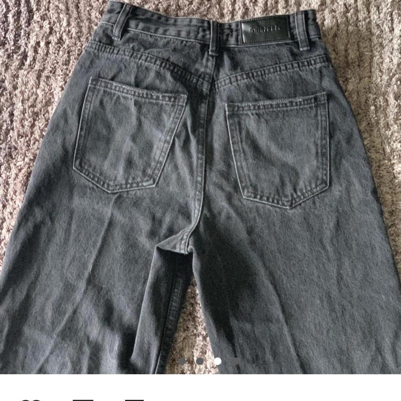 Glassons size 6 black wash straight leg, high... - Depop