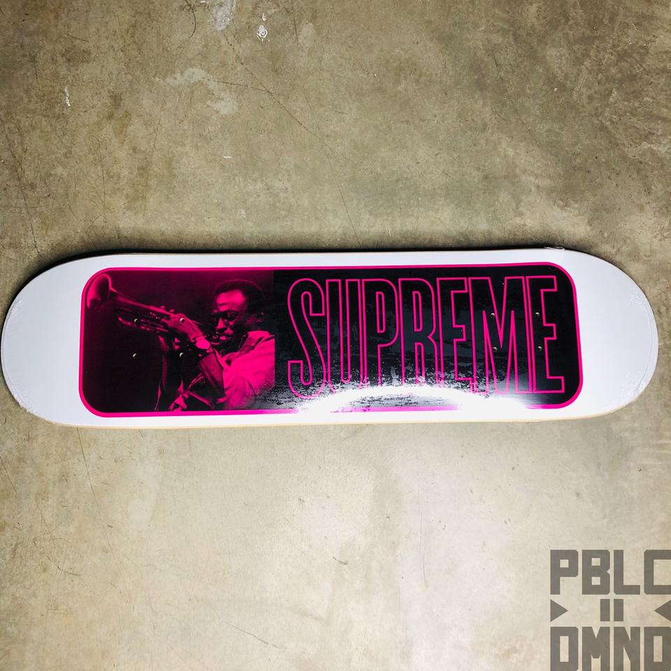 SUPREME MILES DAVIS SKATEBOARD DECK WHITE SS21 - HotelomegaShops