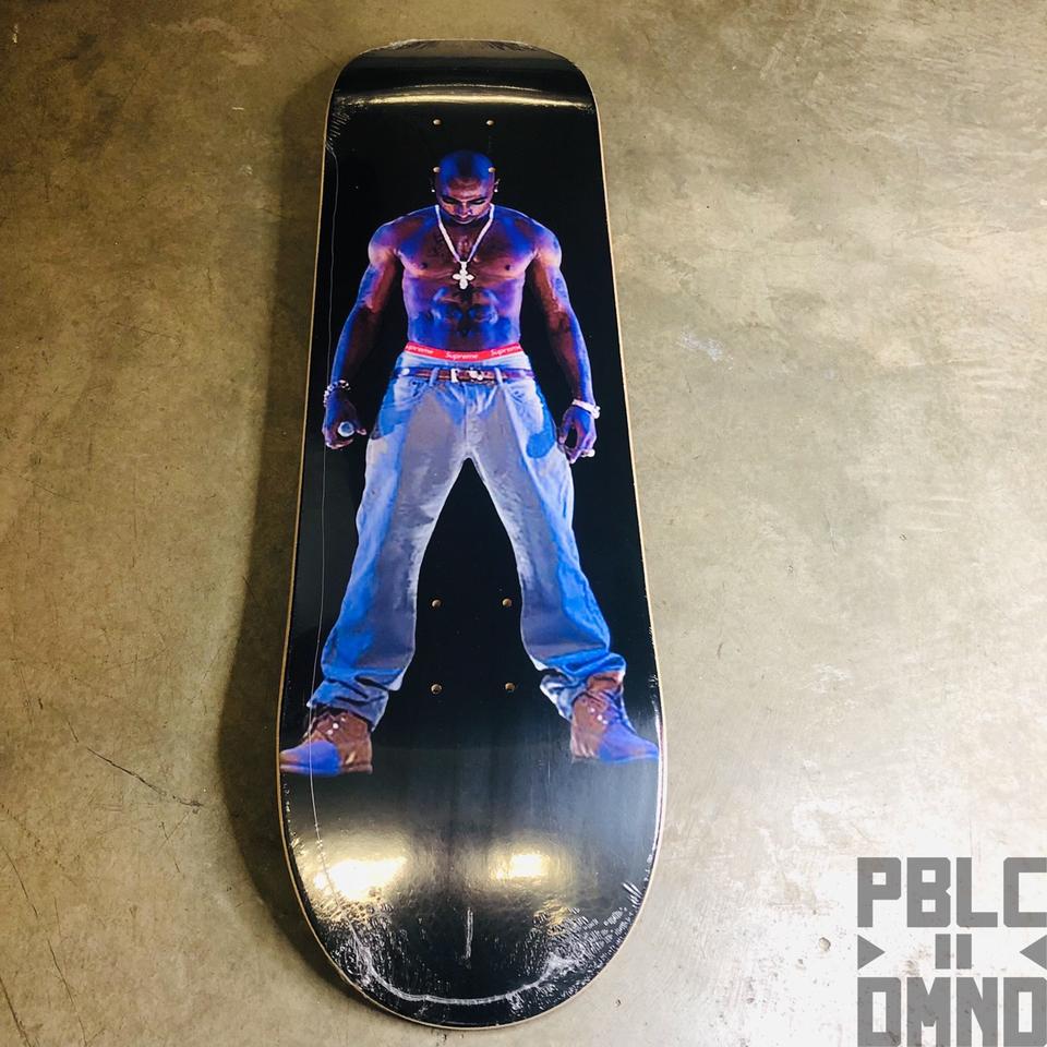 Supreme x Tupac Hologram Skateboard Deck Size: 8.5 /... - Depop