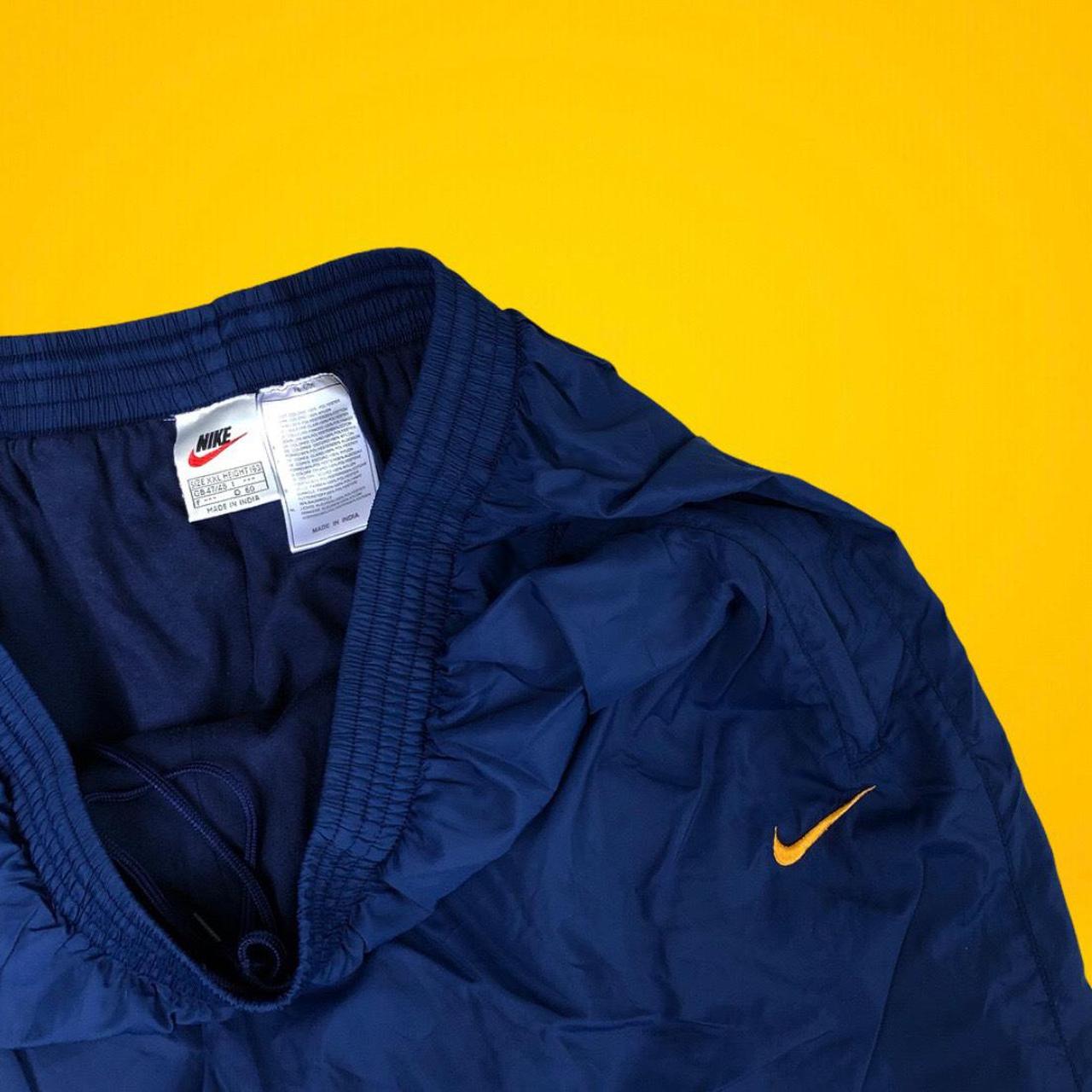 Vintage Nike tracksuit bottoms Vintage 90s navy... Depop