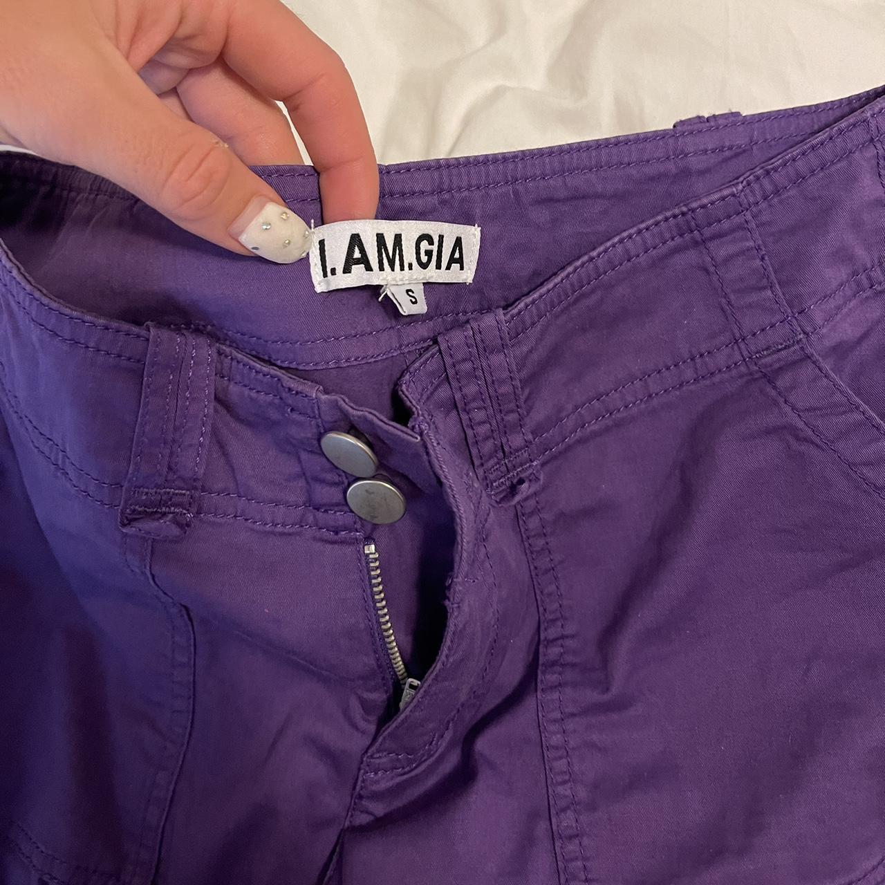 I.AM.GIA Purple Cargo Pants