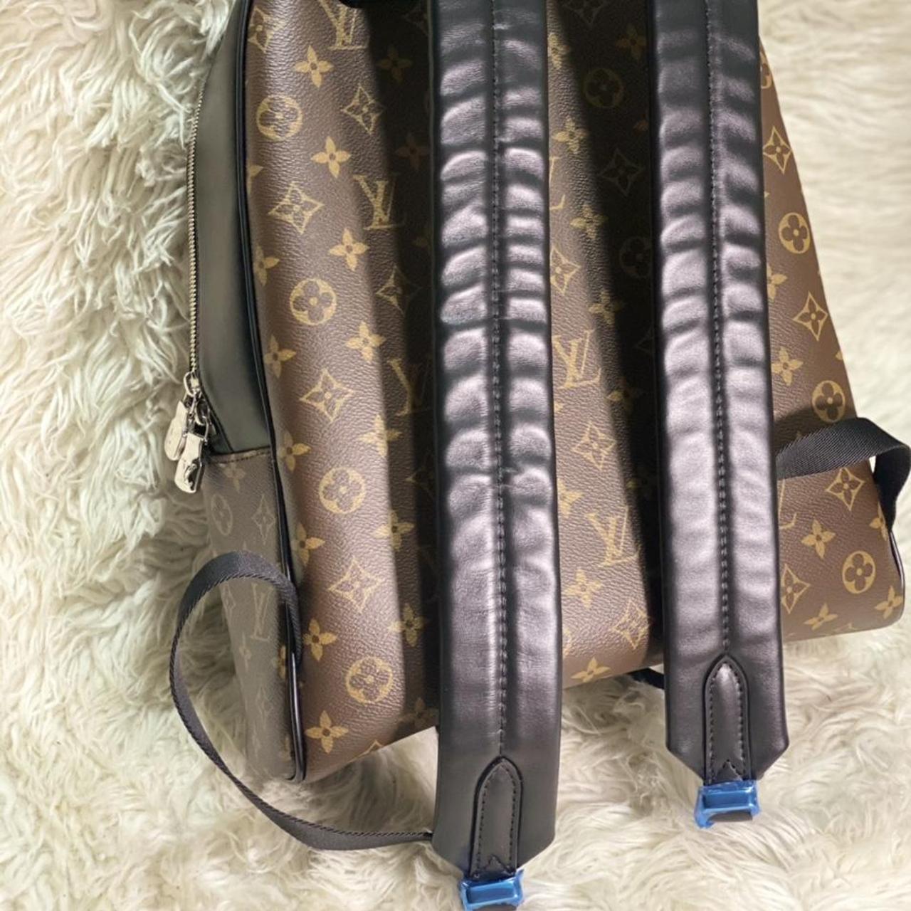 Louis Vuitton Josh Backpack in Damier Graphite. Worn - Depop