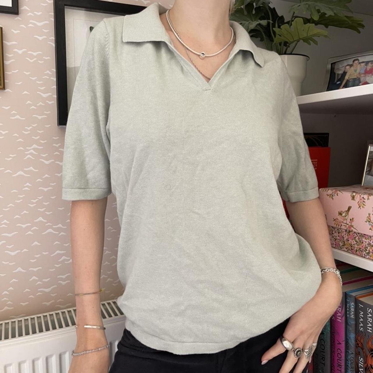 Women's Green and Khaki Poloshirts Depop