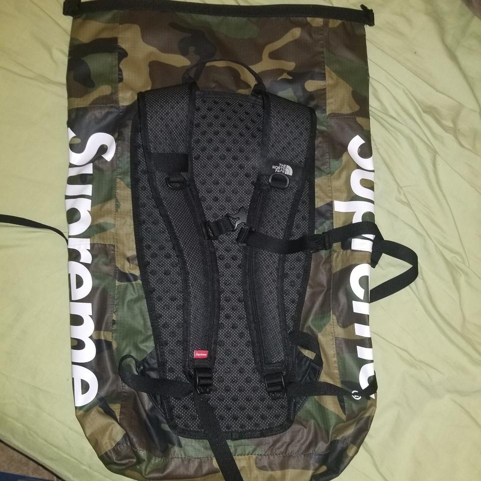 Supreme northface waterproof backpack essential... - Depop