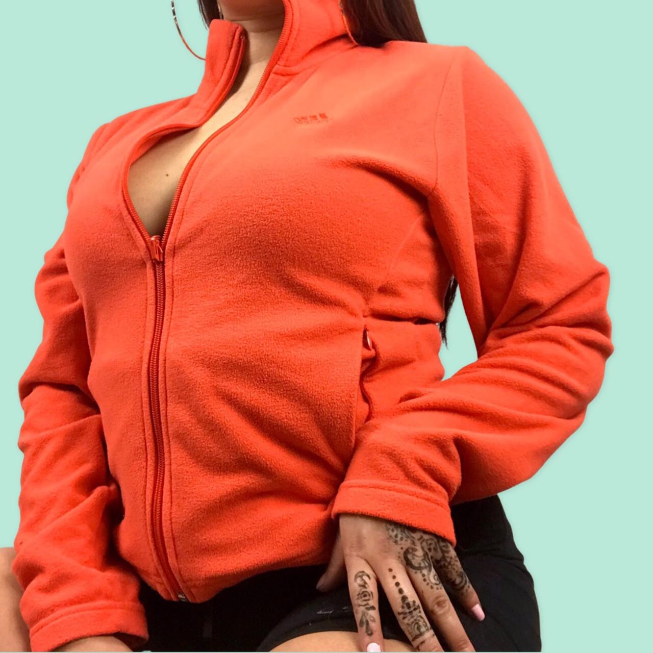 Adidas orange jacket on sale women's