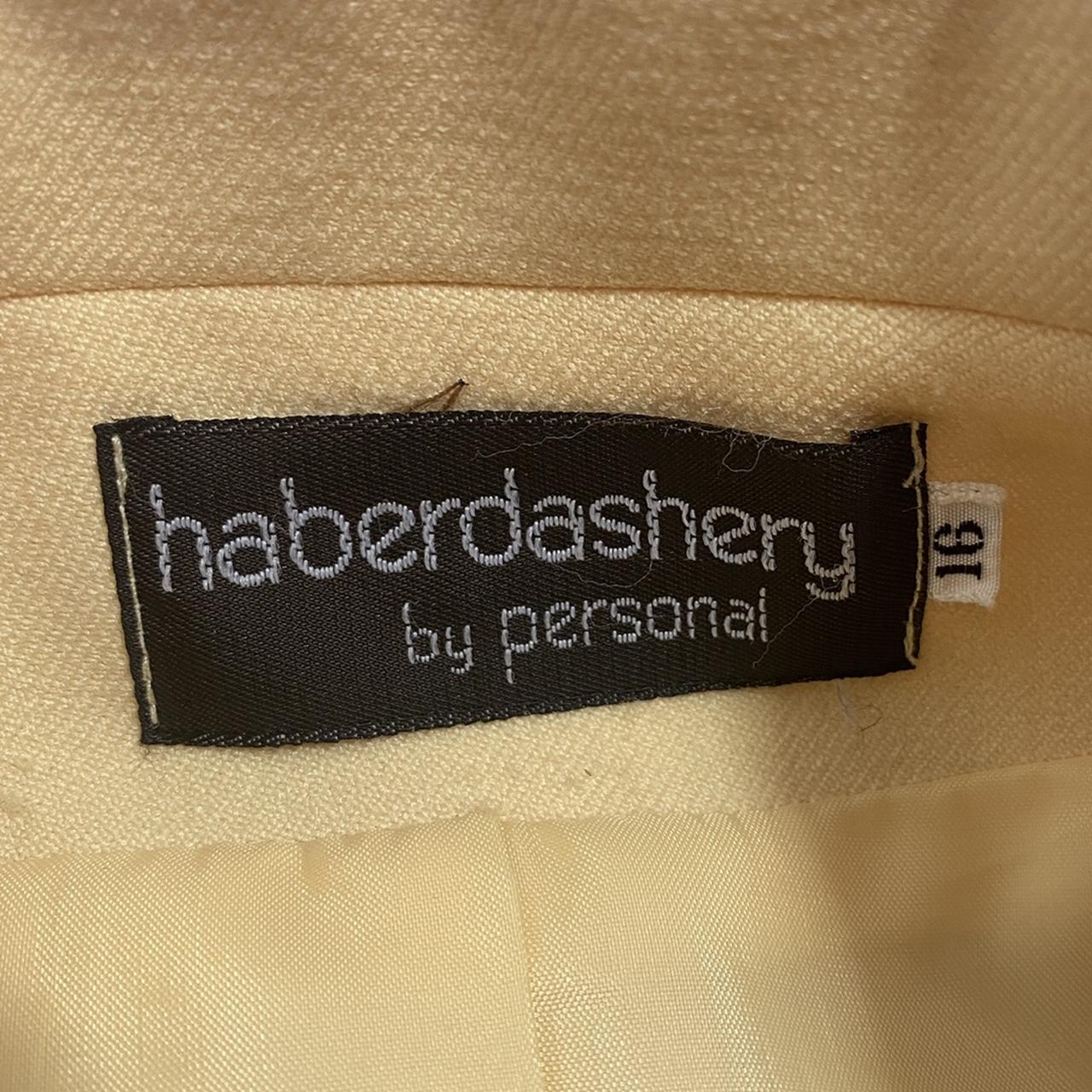 Haberdashery By Personal pastel Yellow Blazer Size... - Depop