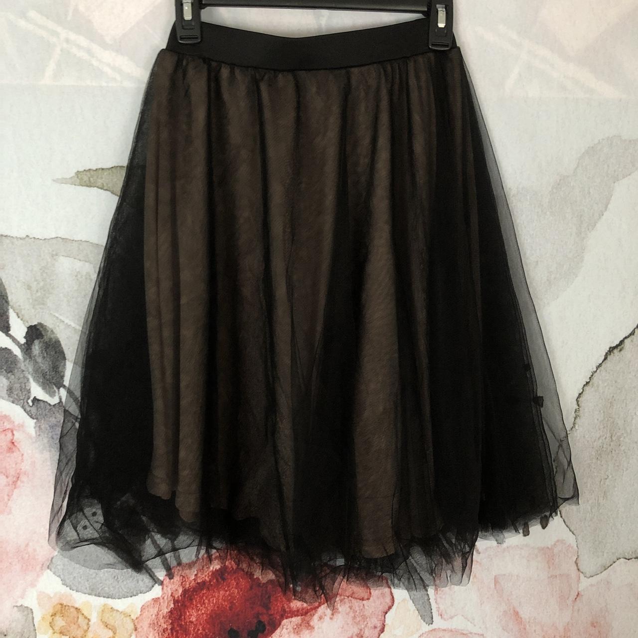 Black tulle 2025 skirt charlotte russe