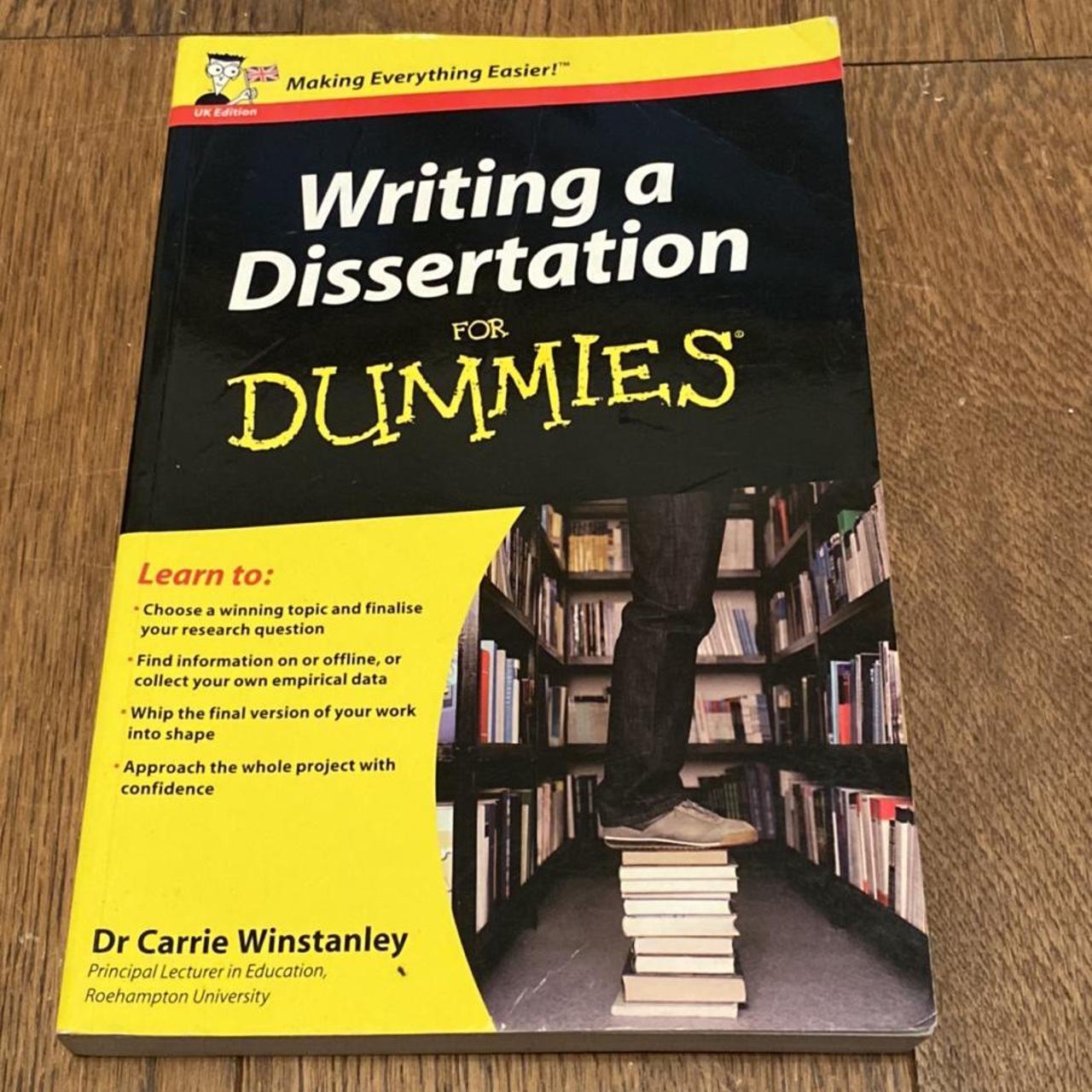 writing dissertation for dummies