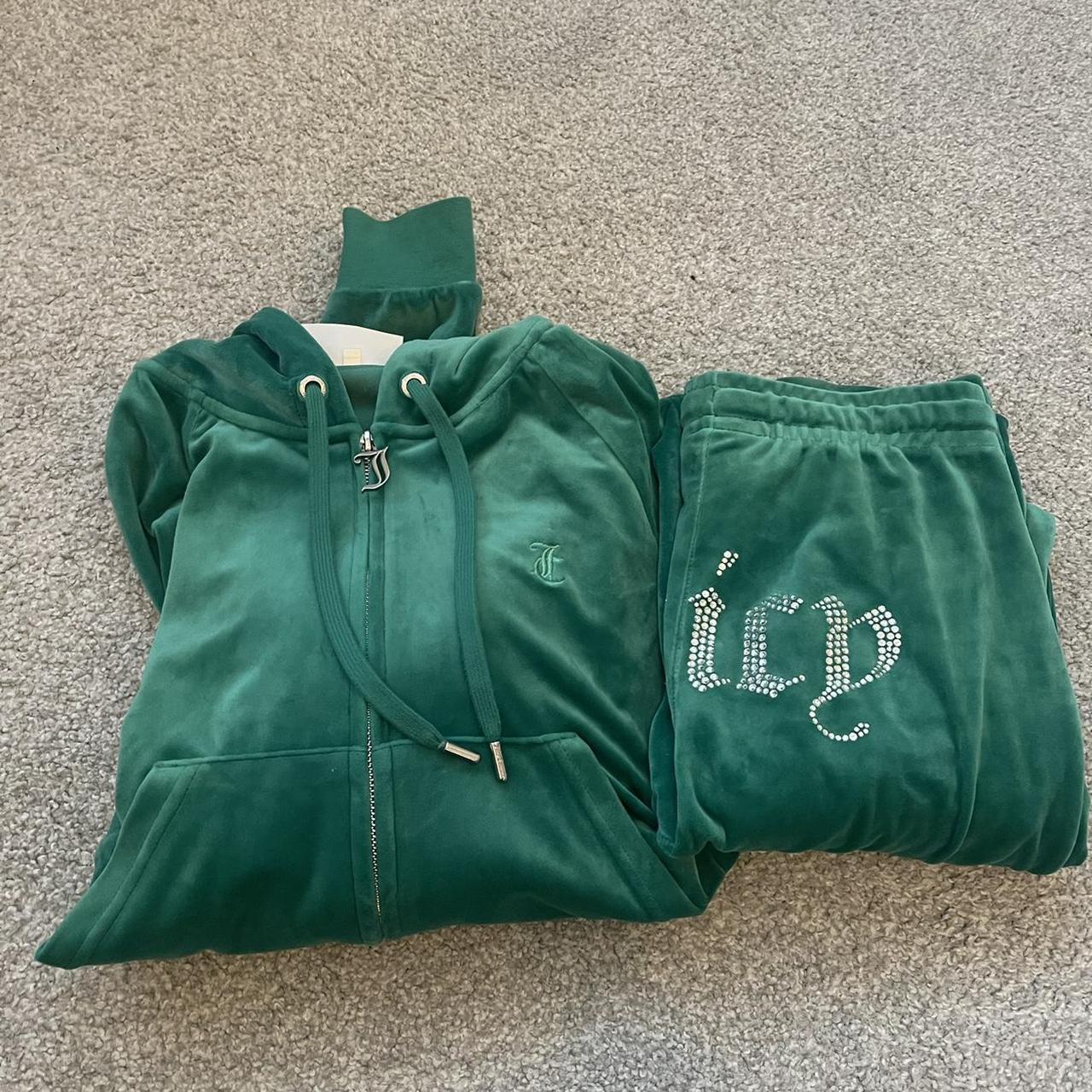 Green turquoise juicy couture tracksuit