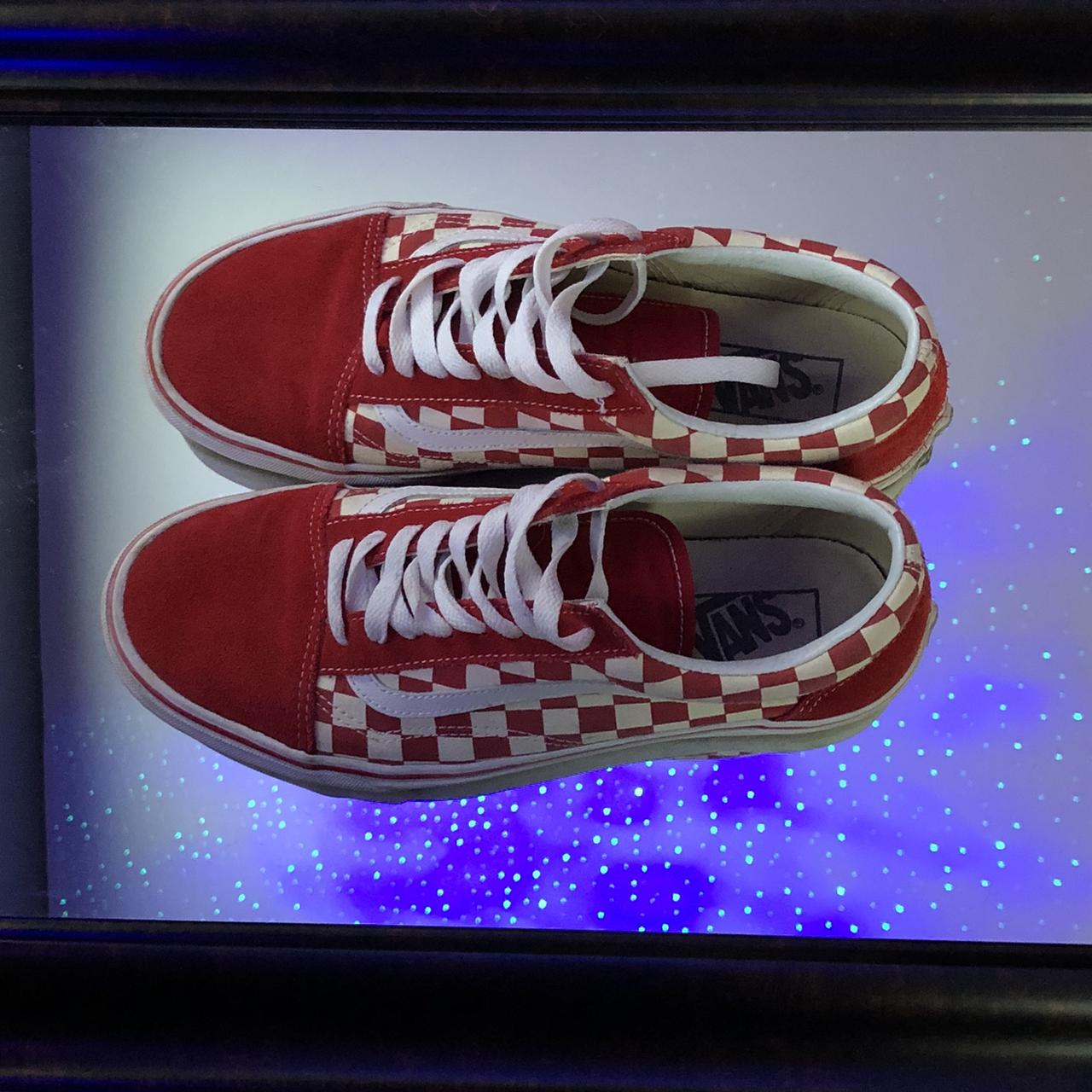 vans red and white checkered