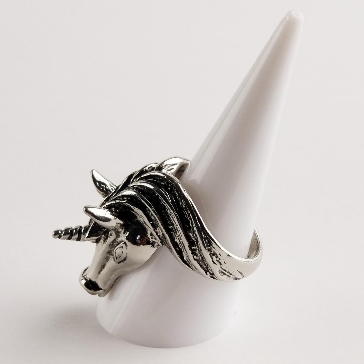 Sterling silver hot sale unicorn ring