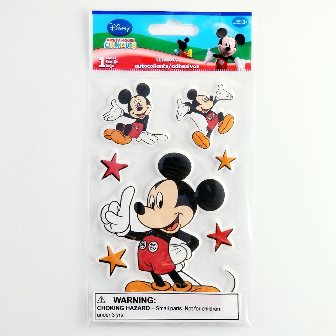 Disney: Mickey & Friends, Puffy 3-D Scrapbook Stickers (EK Success