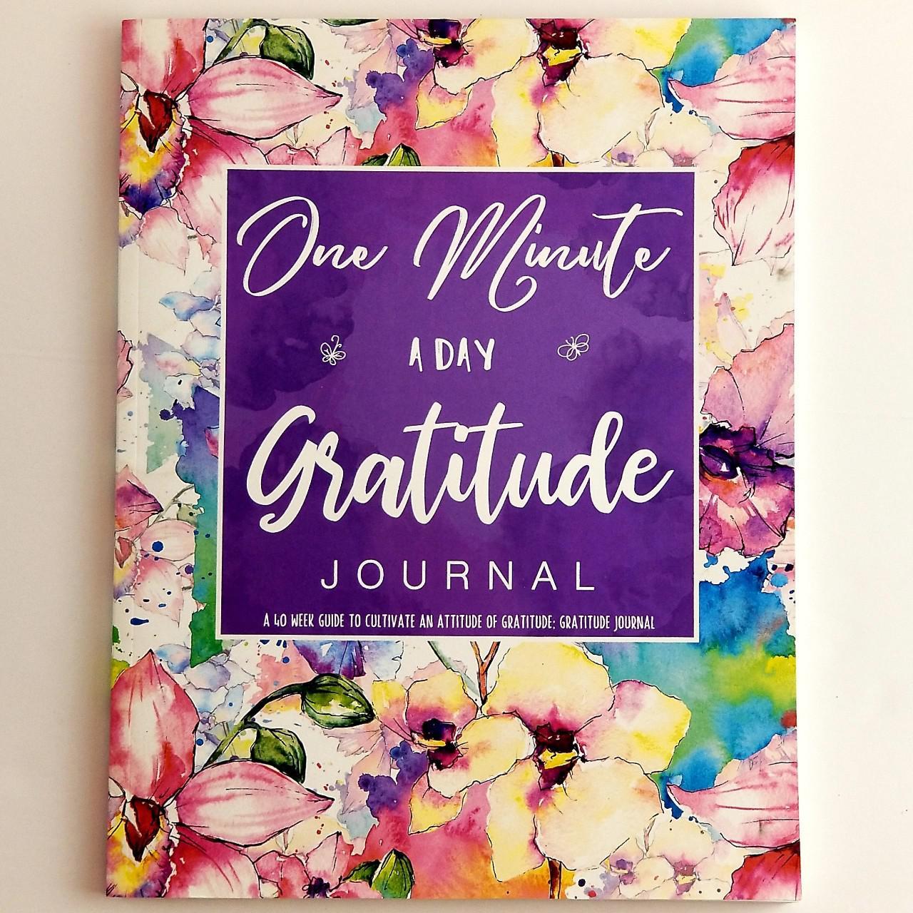 One minute a day gratitude journal a 40 week guide depop