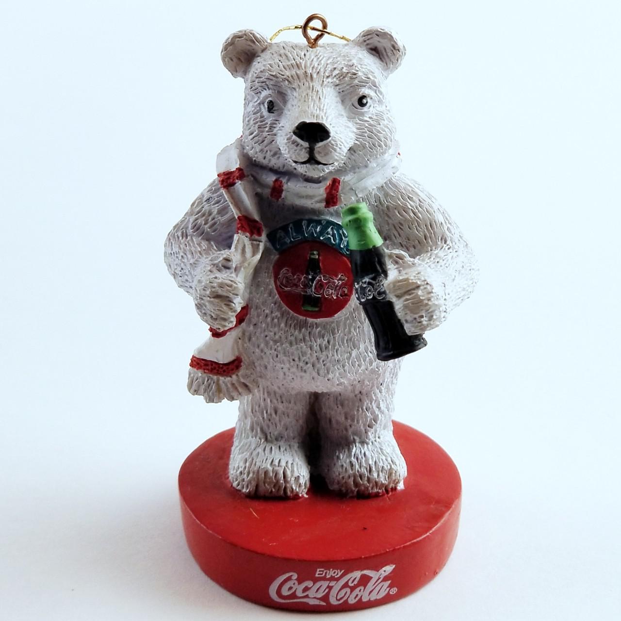 Coca-Cola Polar Bear Christmas Ornament This... - Depop