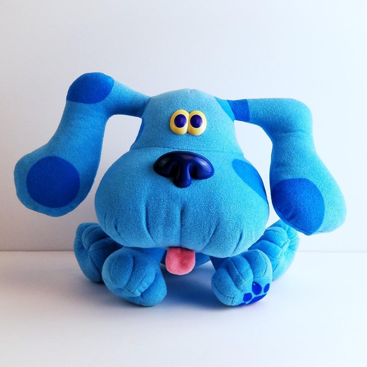 Pose A Blue Blue's Clues Plush Vintage Tyco 1997... - Depop