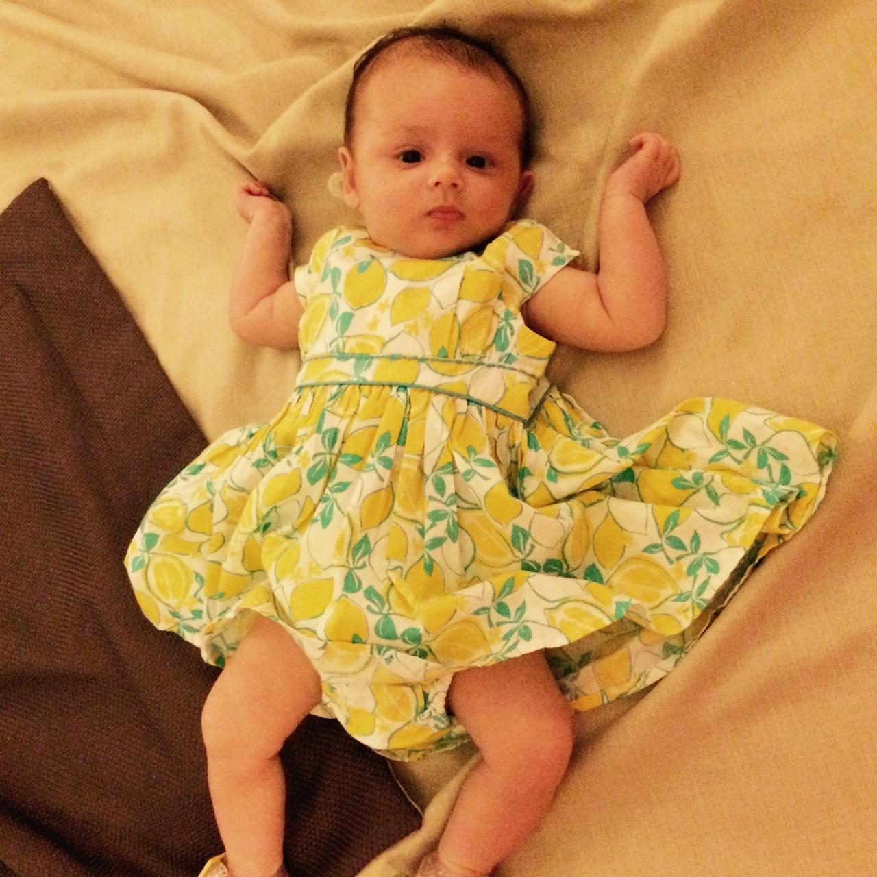 Infant on sale lemon dress