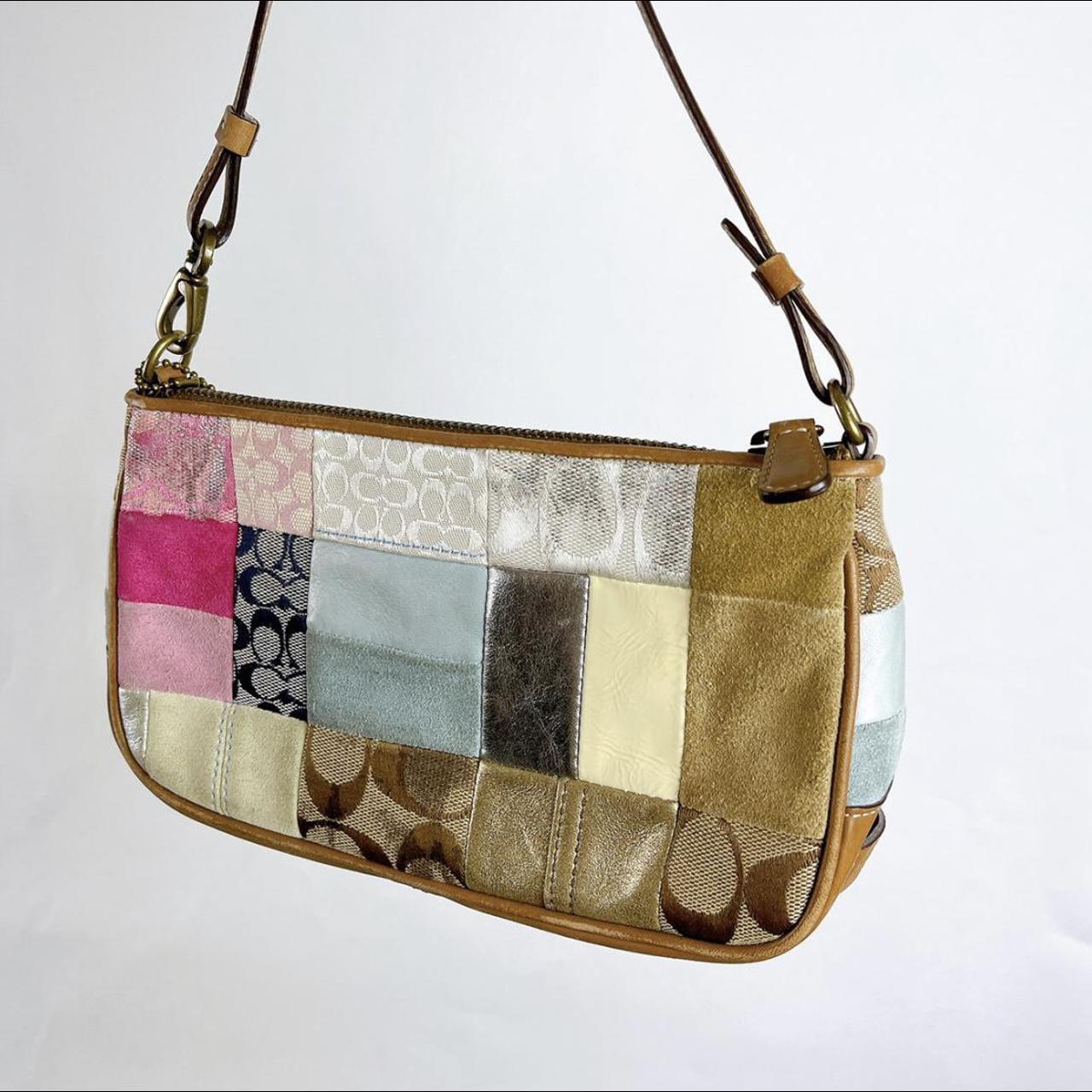 バッグ Vintage Coach Patchwork mini Hand Bag Vintage Coach Patchwork Handbag | eBay