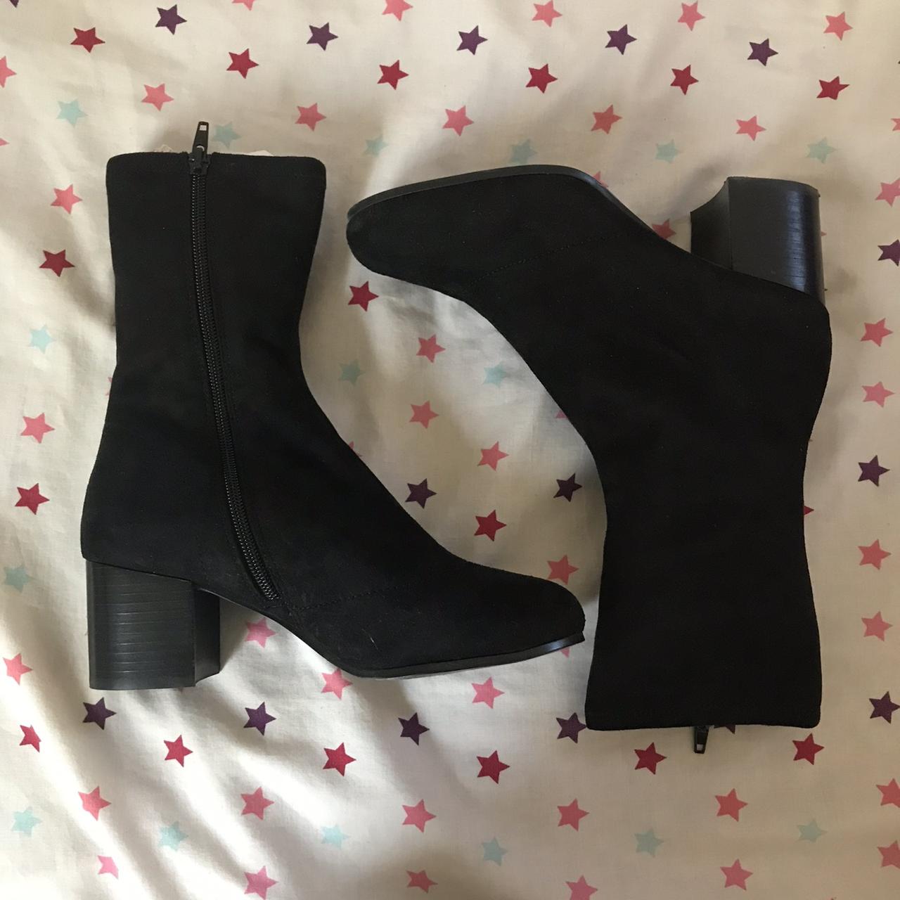 Brandy Melville Women's Black Boots | Depop