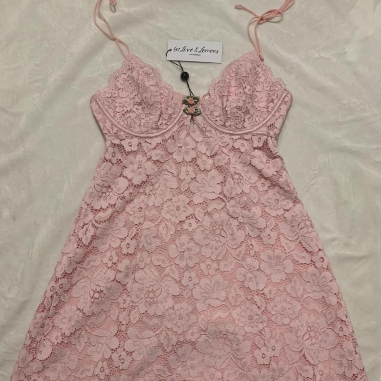 FOR LOVE & LEMONS Creamsicle Lace Dress Brand New... Depop