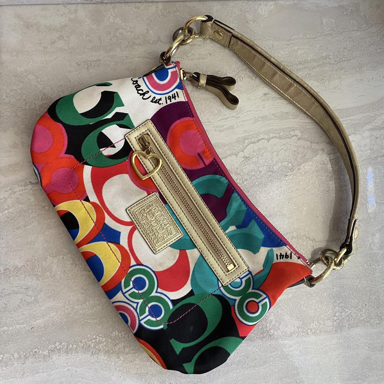 coach purse poppy collection
