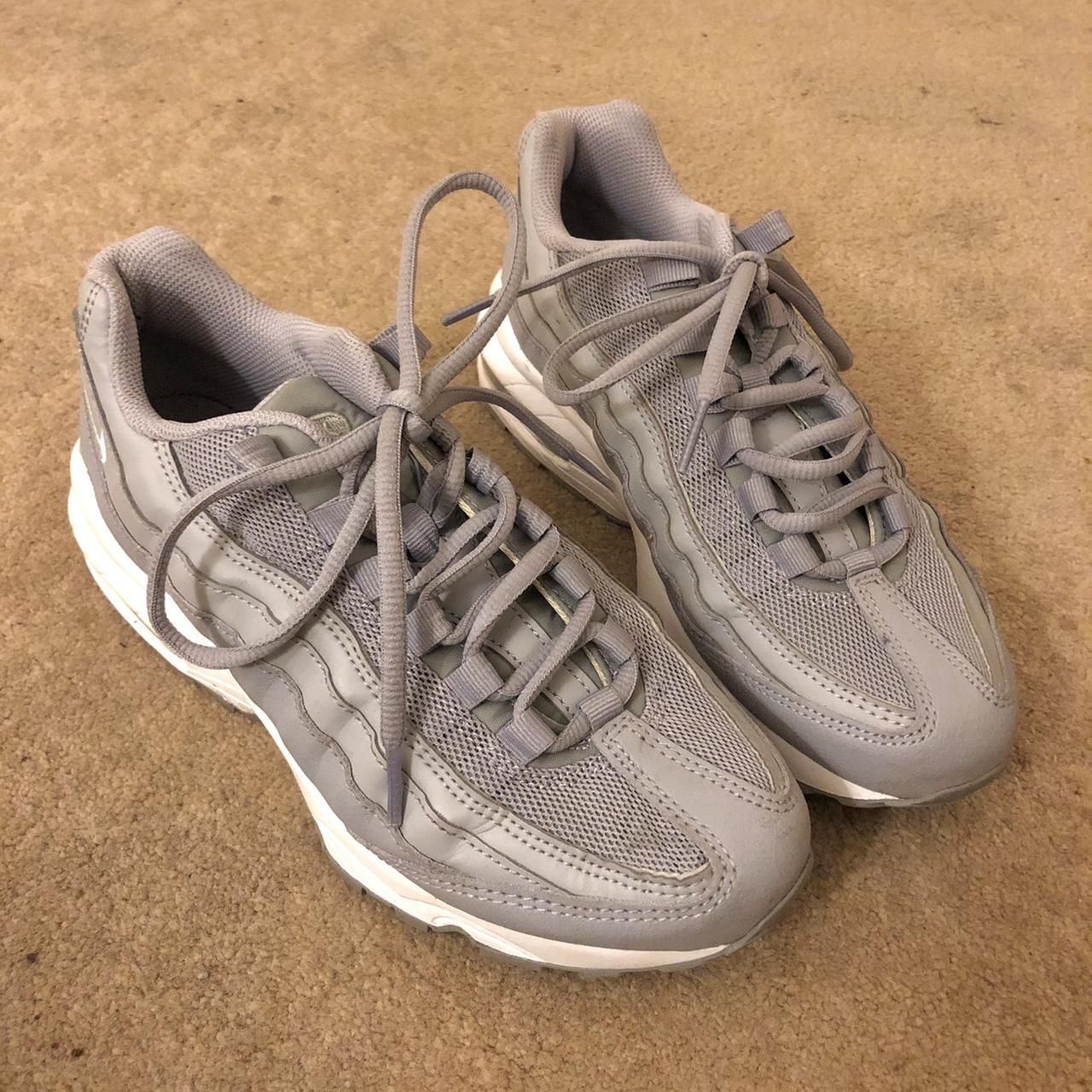 womens grey nike air max trainers