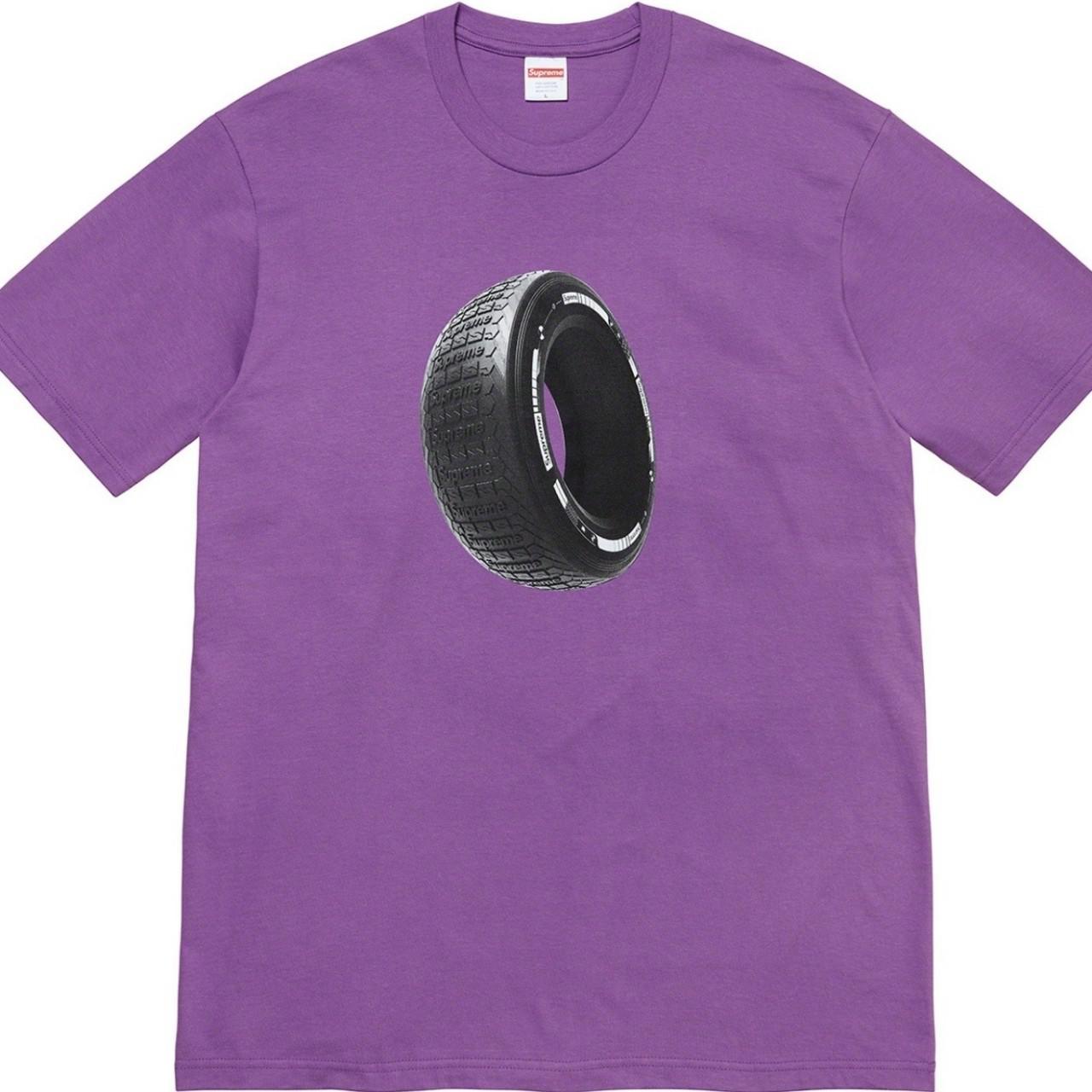 Supreme Men's Purple T-shirt (2)