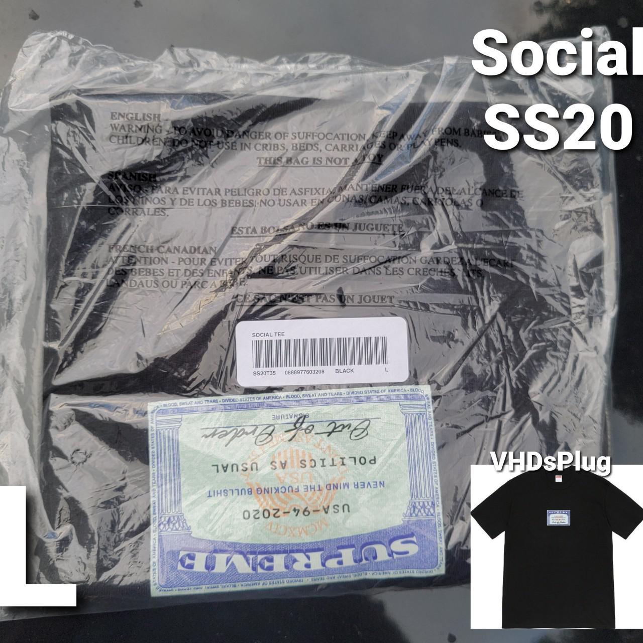Product Image 1 - Supreme Social Tee in Black.
