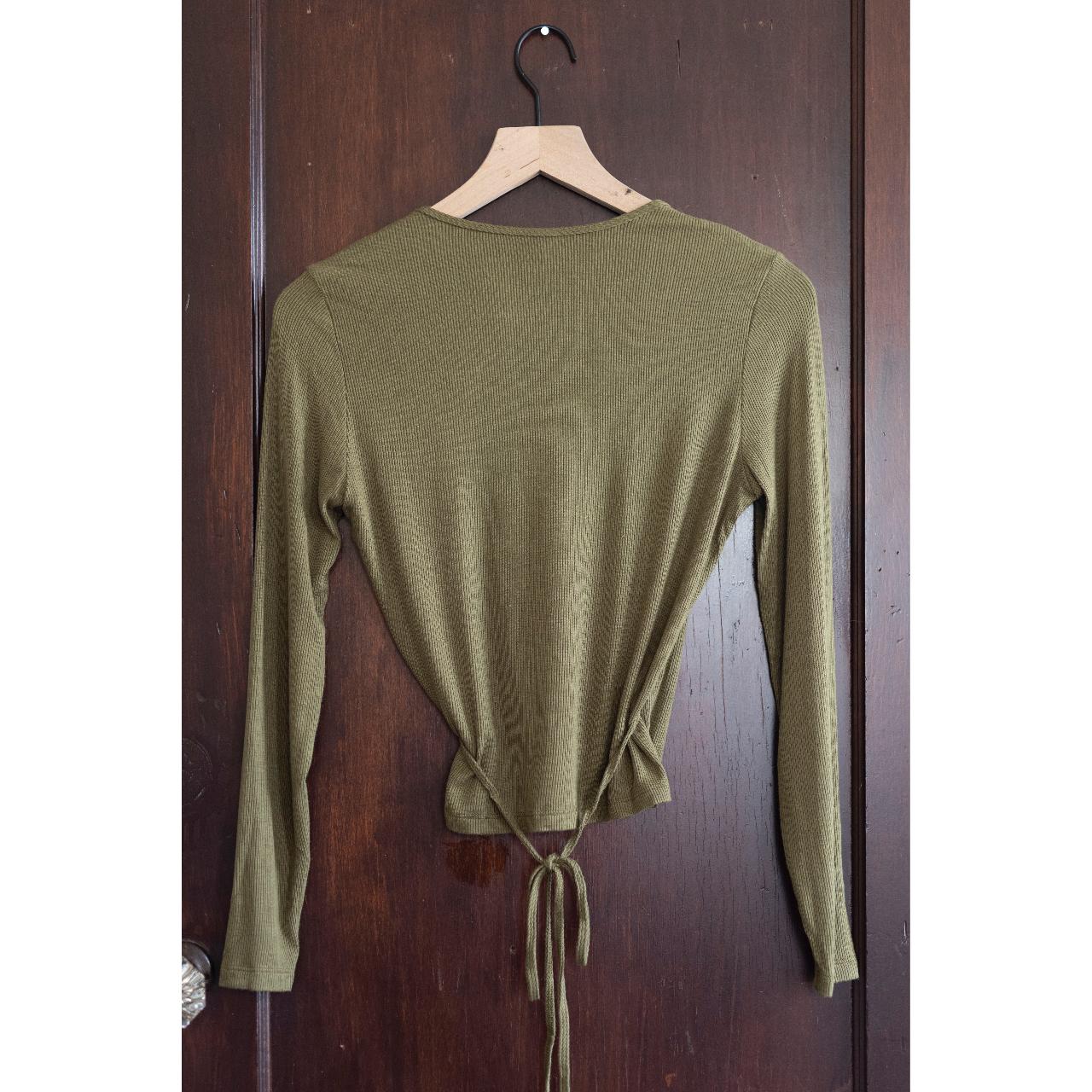 American Apparel Women's Green Shirt (2)