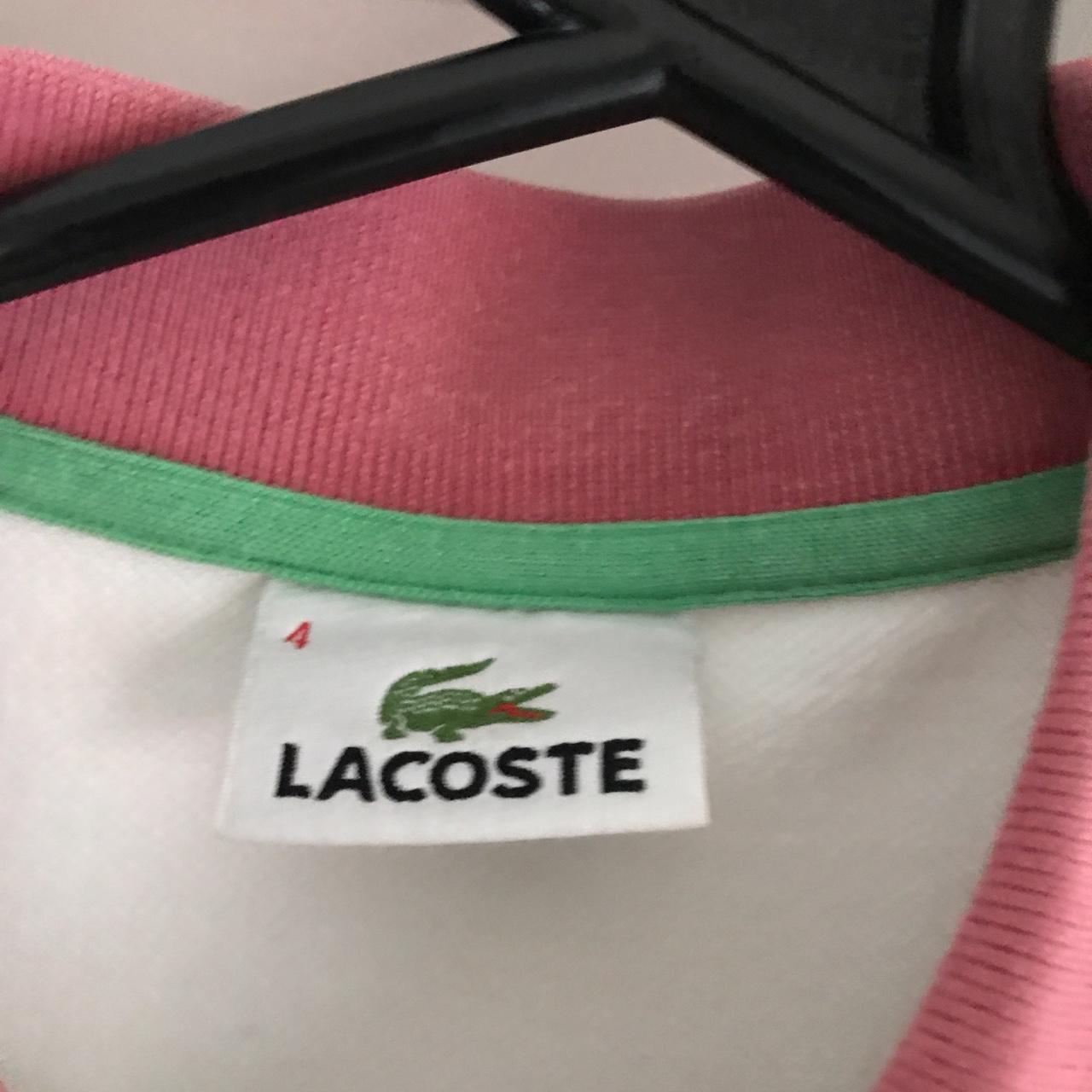 Lacoste Vintage pastel Polo ... fits 38 - 40” chest... - Depop